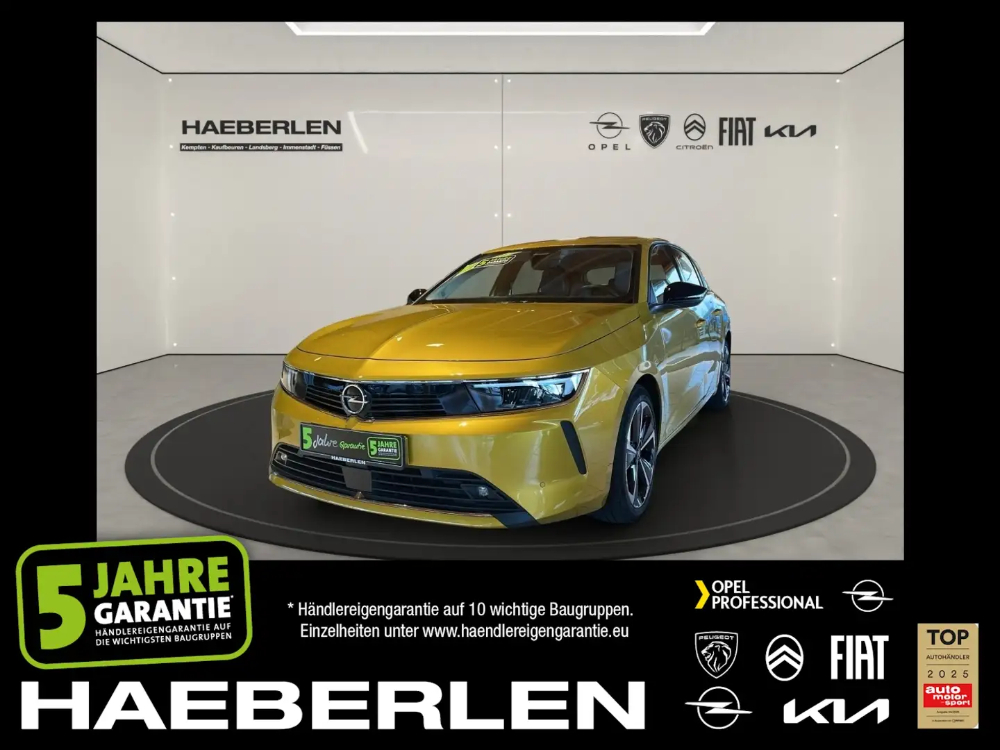 Opel Astra L 1.6 Turbo Plugin Edition LED+KlimaA+LM Jaune - 1