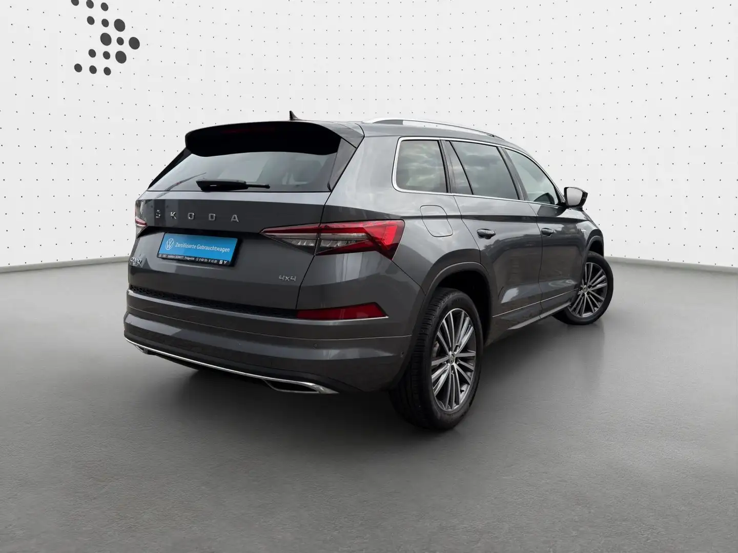 Skoda Kodiaq 2.0 TDI 4x4 DSG L&K*KESSY*STHZG*AHK*KAMER Grau - 2