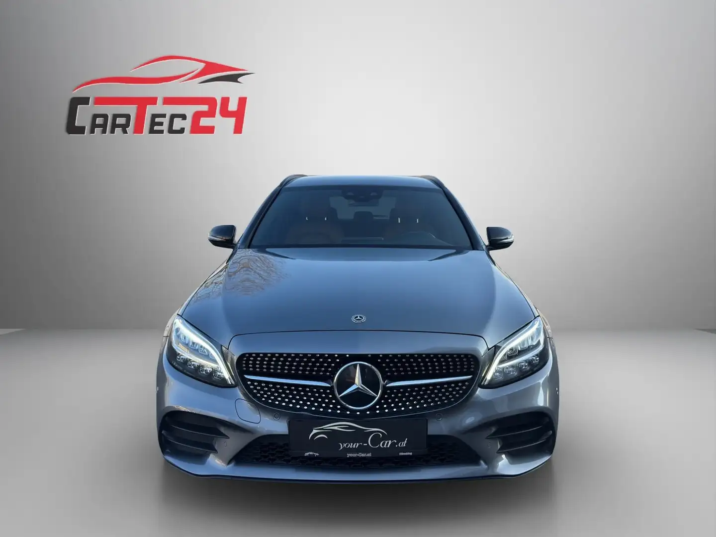 Mercedes-Benz C 180 d T AMG Line *NIGHT, RFK, TWA, NBA, LEDER, NAVI* Grau - 2