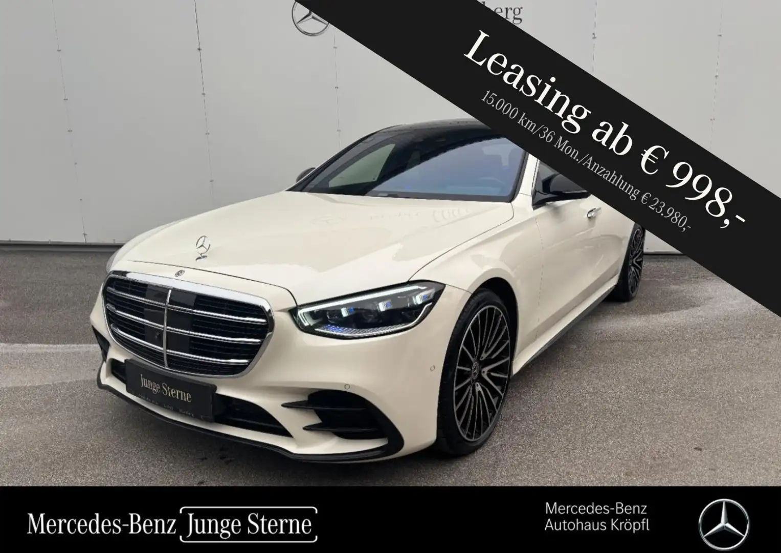 Mercedes-Benz S 580 4MATIC Limousine Langversion AMG Line Weiß - 2