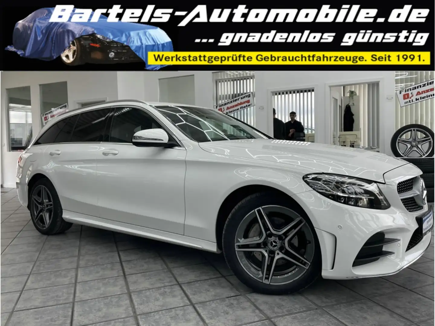 Mercedes-Benz C 200 T CGI AMG Line, LED, 9G, Leder, Kamera Белый - 1