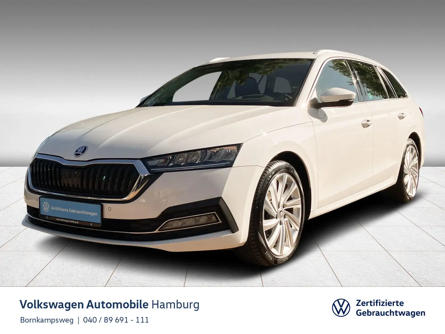 Skoda Octavia Combi 2.0 TDI Style DSG Navi Head-up LED Weiß - 1