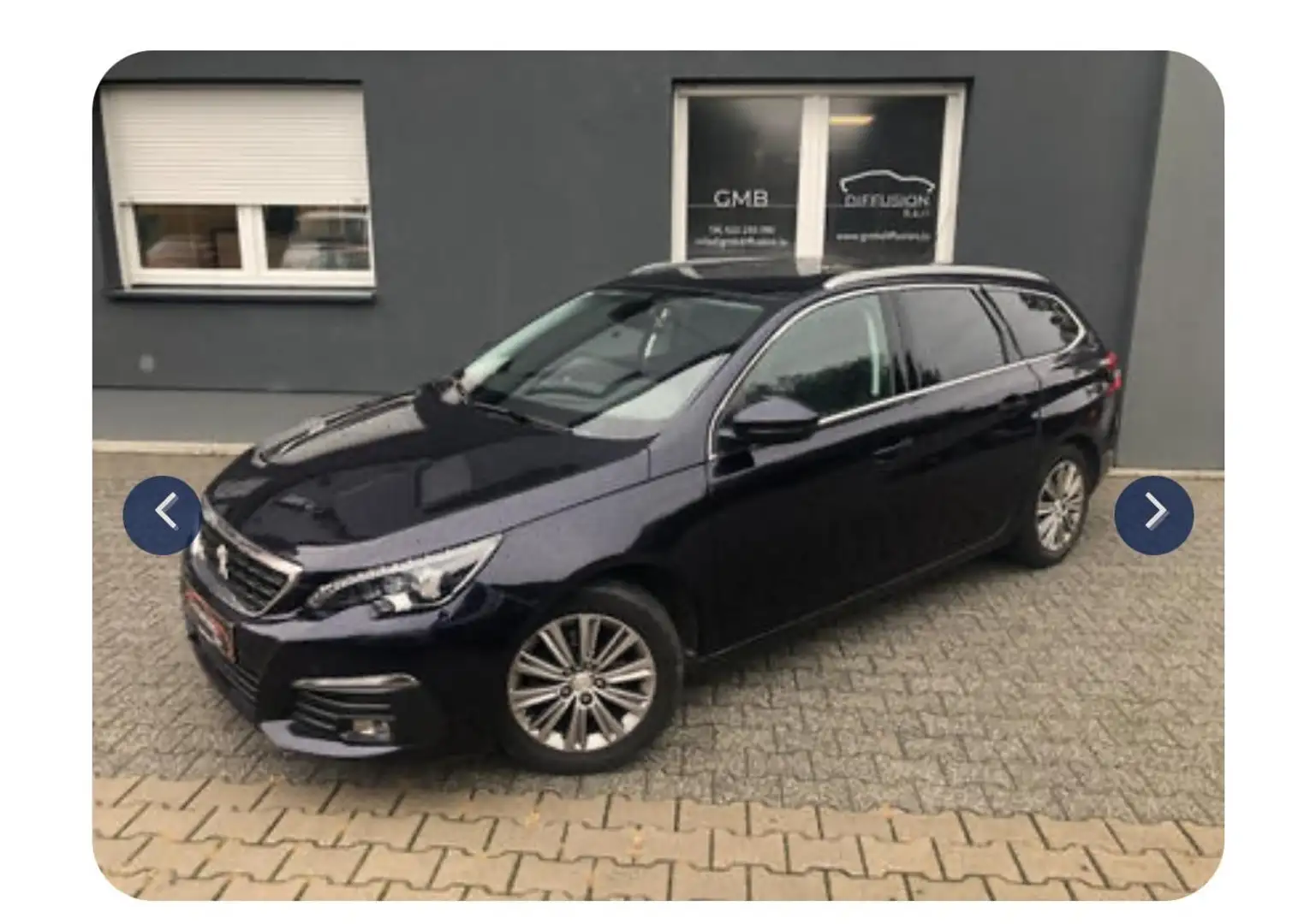 Peugeot 308 SW 1.6 E-HDI PACK ALLURE Noir - 1