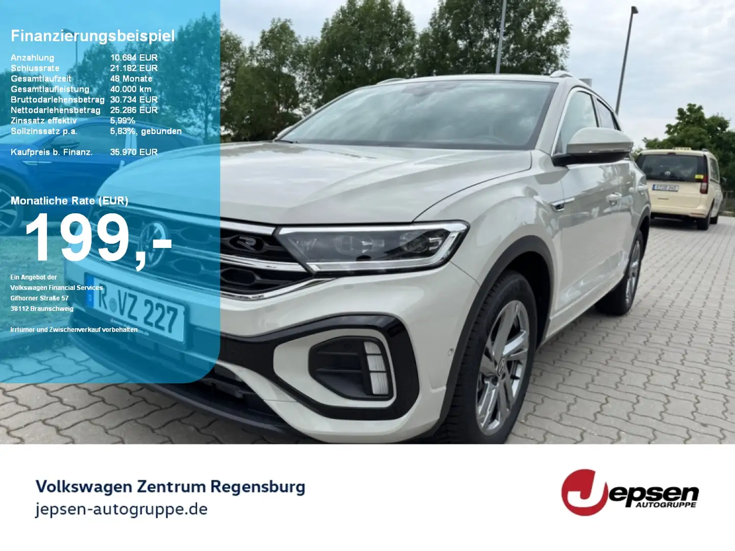 Volkswagen T-Roc R-Line 1.5 TSI DSG ACC ParkAssist AHK Grau - 1