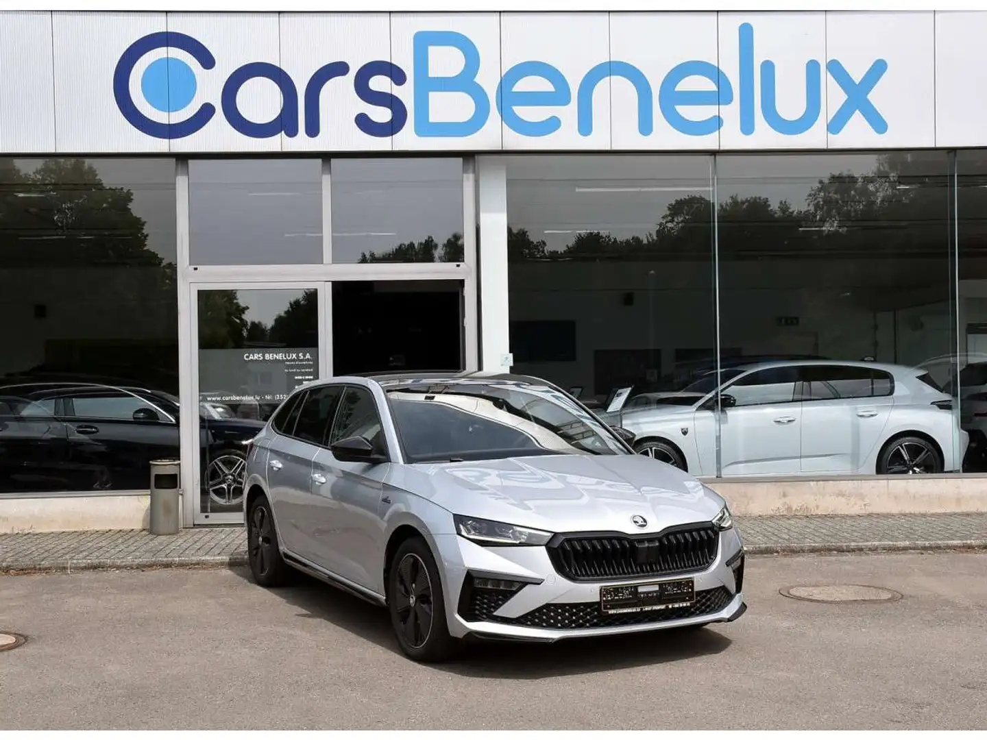 Skoda Scala 1.0 TSI Monte Carlo DSG TOIT PANO CAM LANE KEYLESS Argent - 1