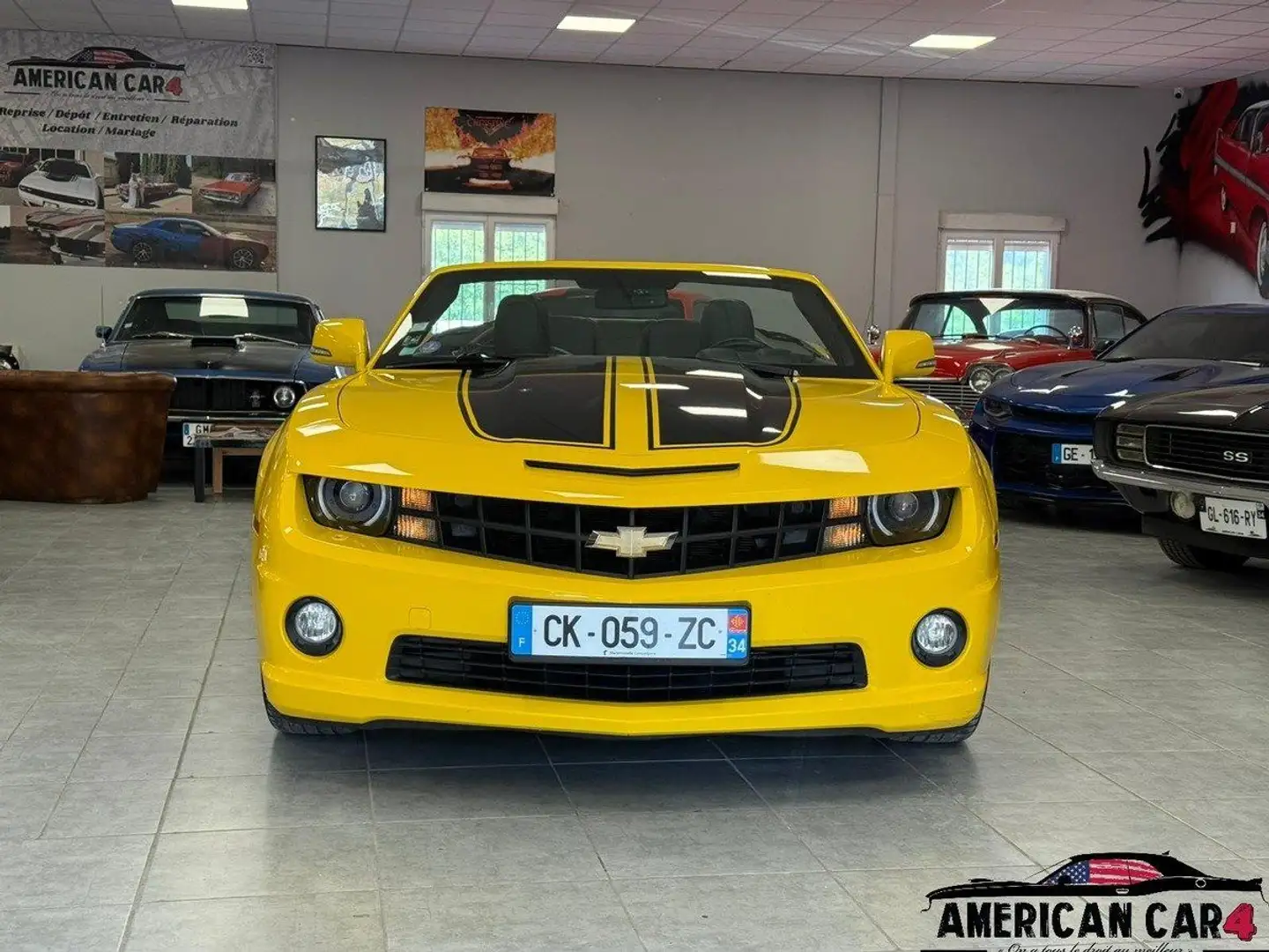 Chevrolet Camaro 6.2 V8 Cabriolet - E85 - Ligne inox Jaune - 2