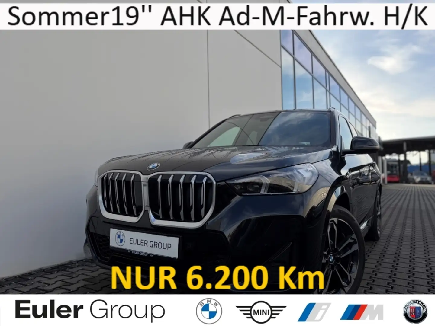 BMW X1 18i M-Sport Sommer19'' AHK Ad-M-Fahrw. H/K AdLED P Schwarz - 1