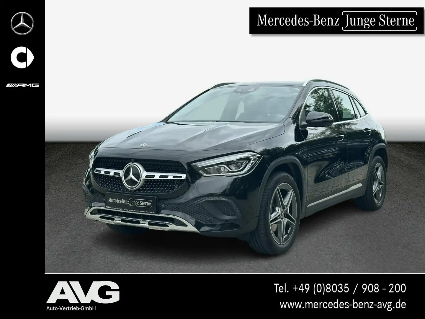 Mercedes-Benz GLA 200 GLA 200 d Progressive AHK Standhzg 360° LED TotW Schwarz - 1