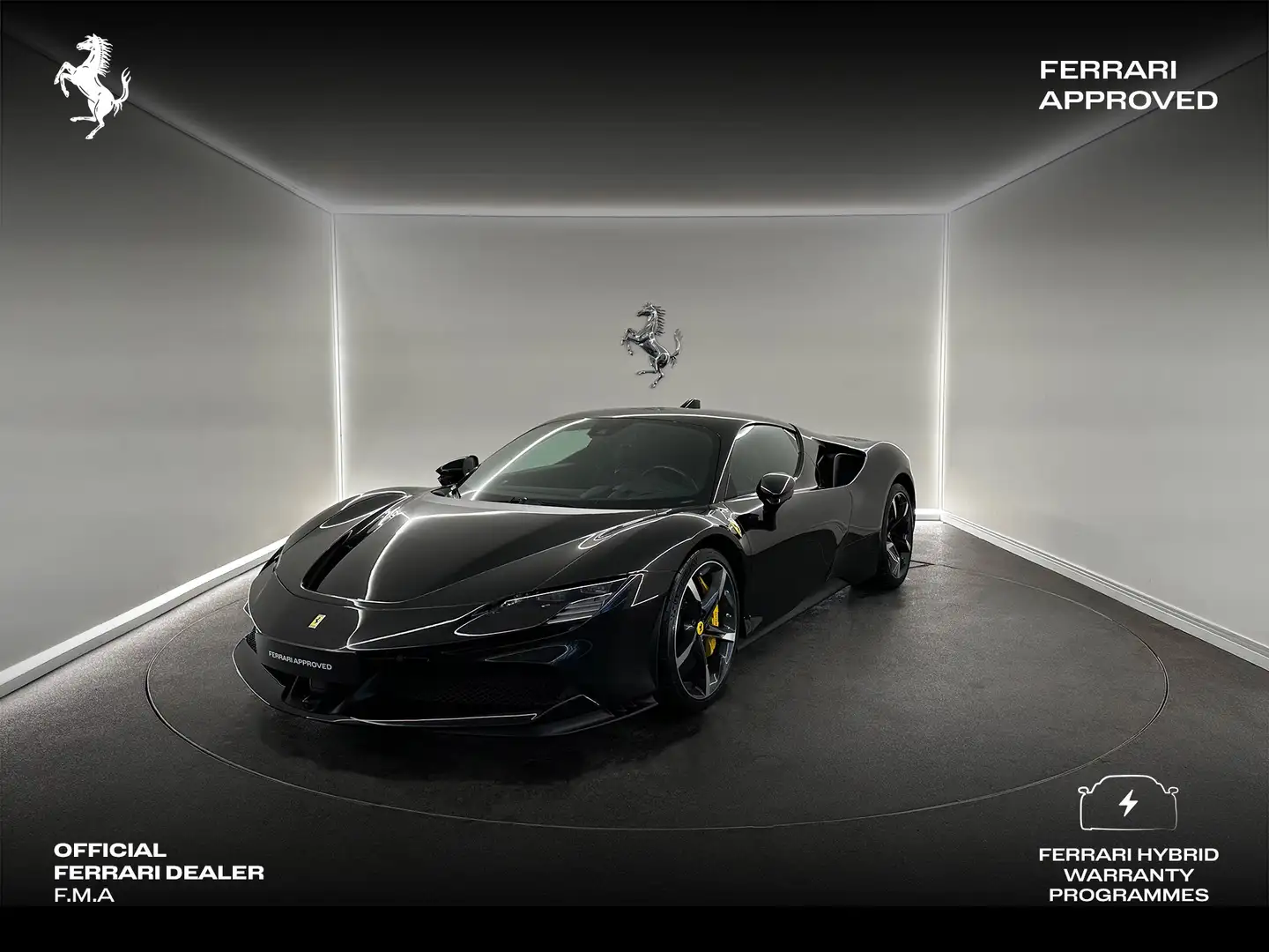 Ferrari SF90 Stradale Nero Daytona / Ferrari Approved Warranty Schwarz - 1