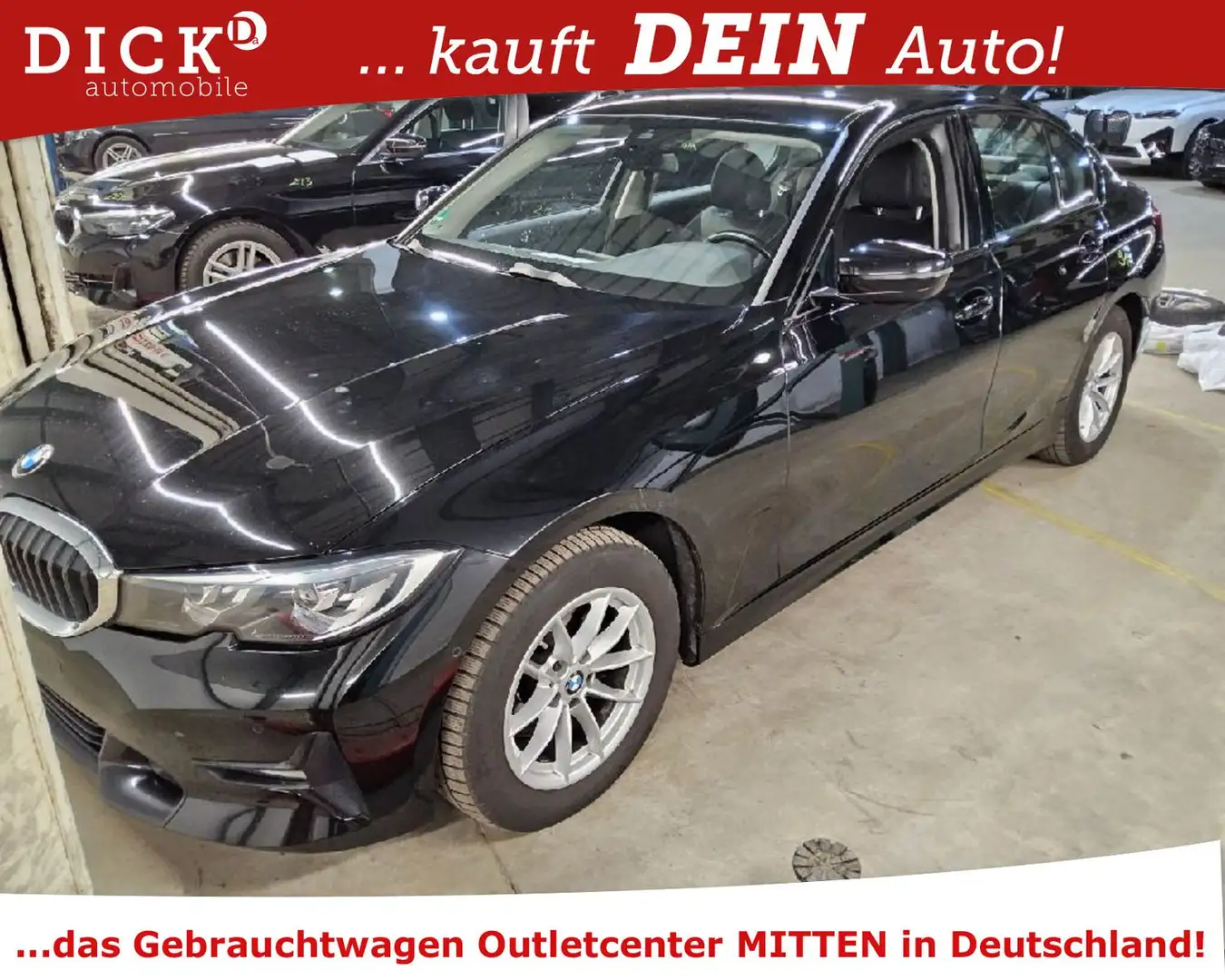 BMW 320 i Aut Sport Line LED/NAVI/SHZ/RFK/8Fa Schwarz - 1