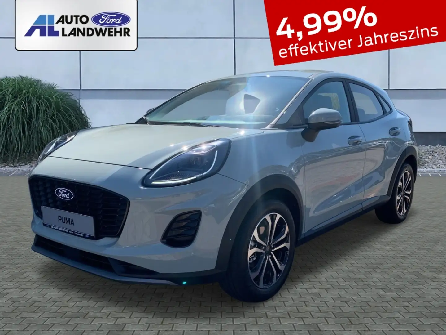Ford Puma Titanium 1.0 EcoBoost Mild Hybrid EU6d Navi digita Grau - 1