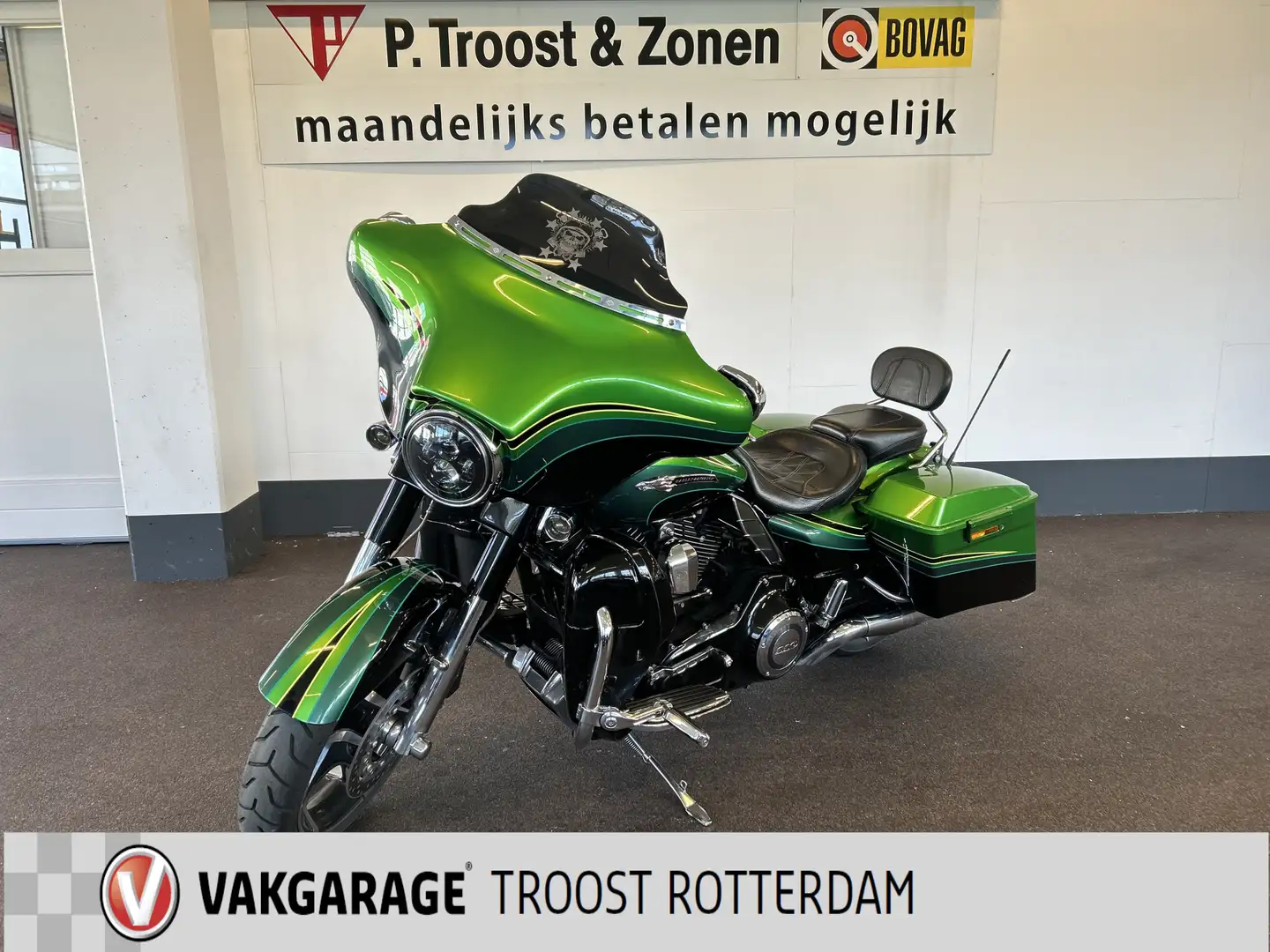 Harley-Davidson Street Glide 1800 110 CVO FLHXSE Nieuwstaat | Nederlands geleve Groen - 1