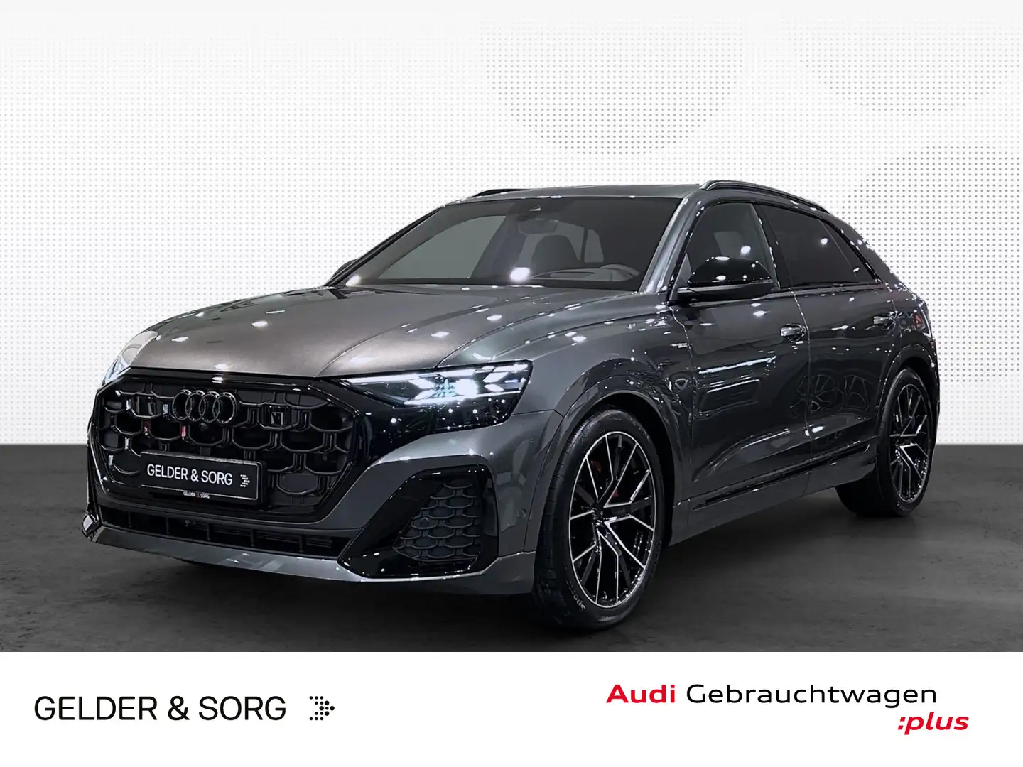 Audi Q8 50 TDI qu. S line Rot*AHK*StHzg*Allradl*Carbo Szürke - 1