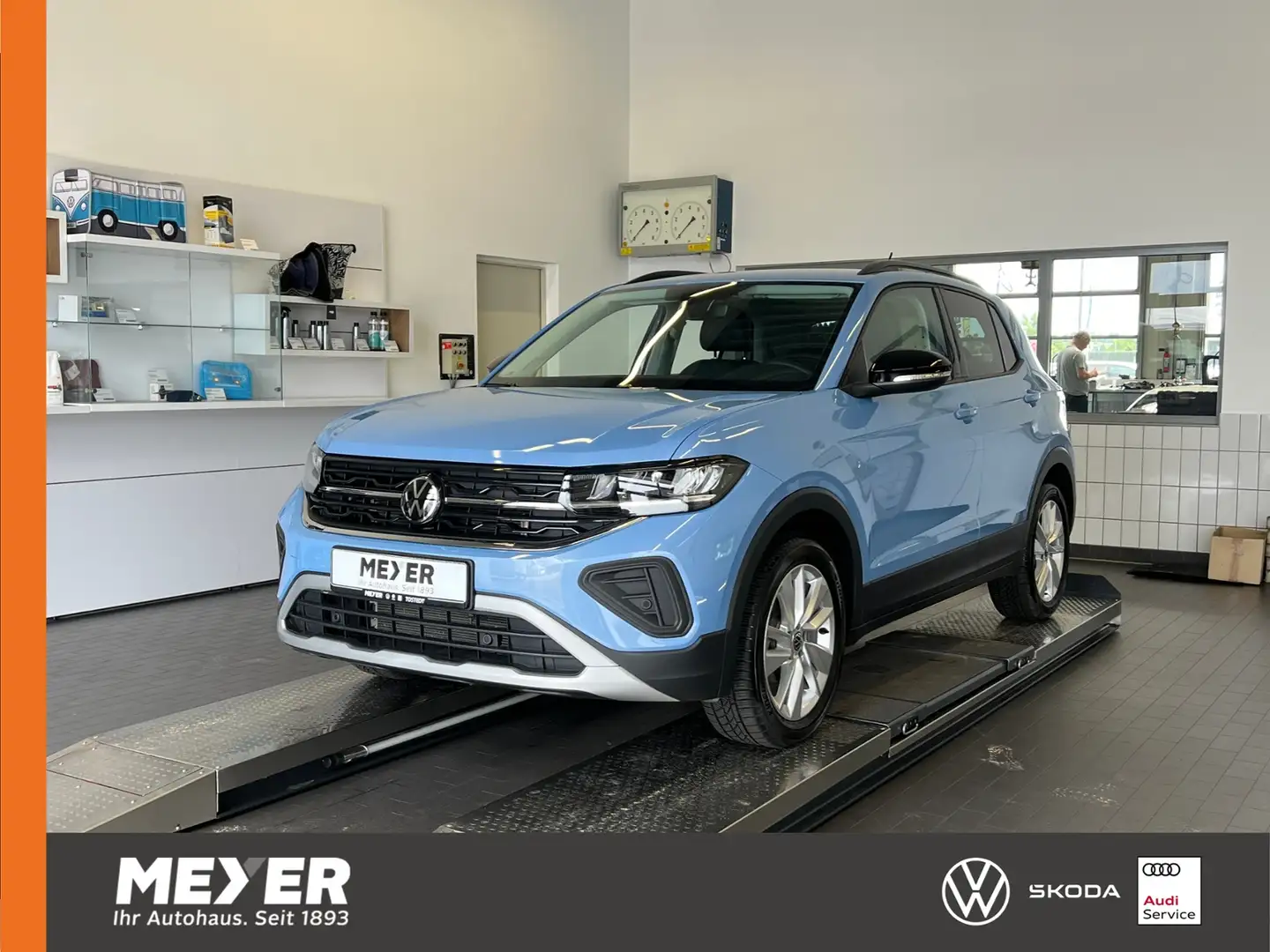 Volkswagen T-Cross GOAL 1.0 TSI DSG *AHK, LED, App-Connect, 17'-LM* Bleu - 1