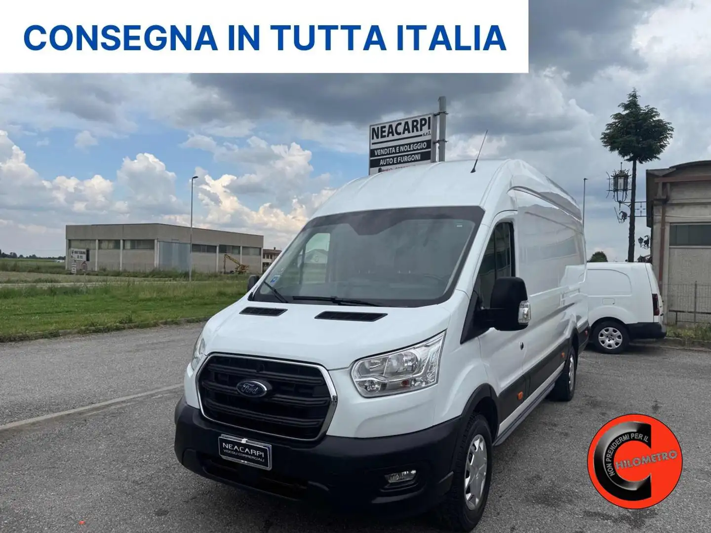 Ford Transit JUMBO 350 2.0TDCi AUTOMATICO 170CV(L4H3)-SENSORI- Blanco - 1