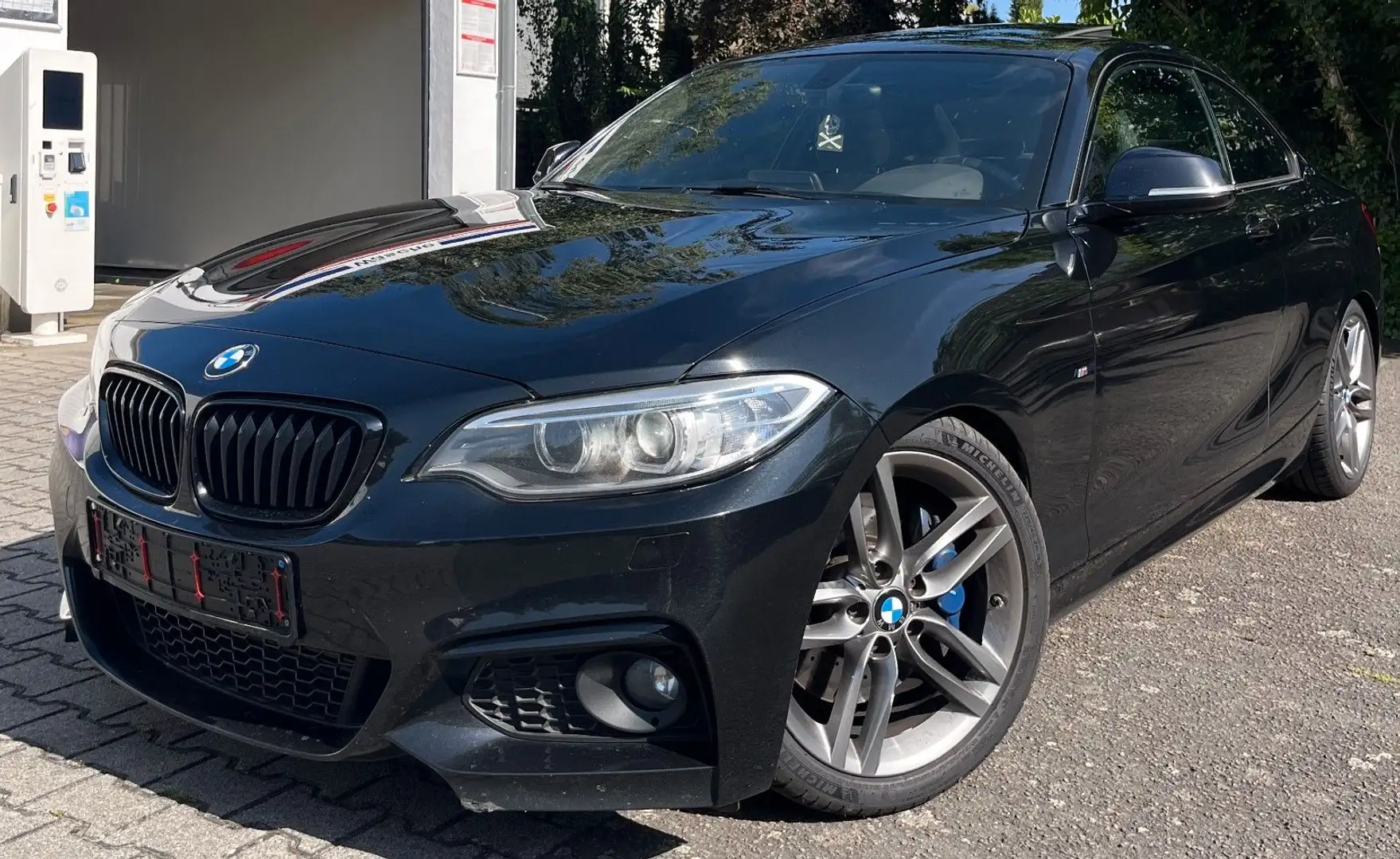 BMW 220 d Coupé M Sport XENON NAVI SCHIEBEDACH 2.HAND Schwarz - 1