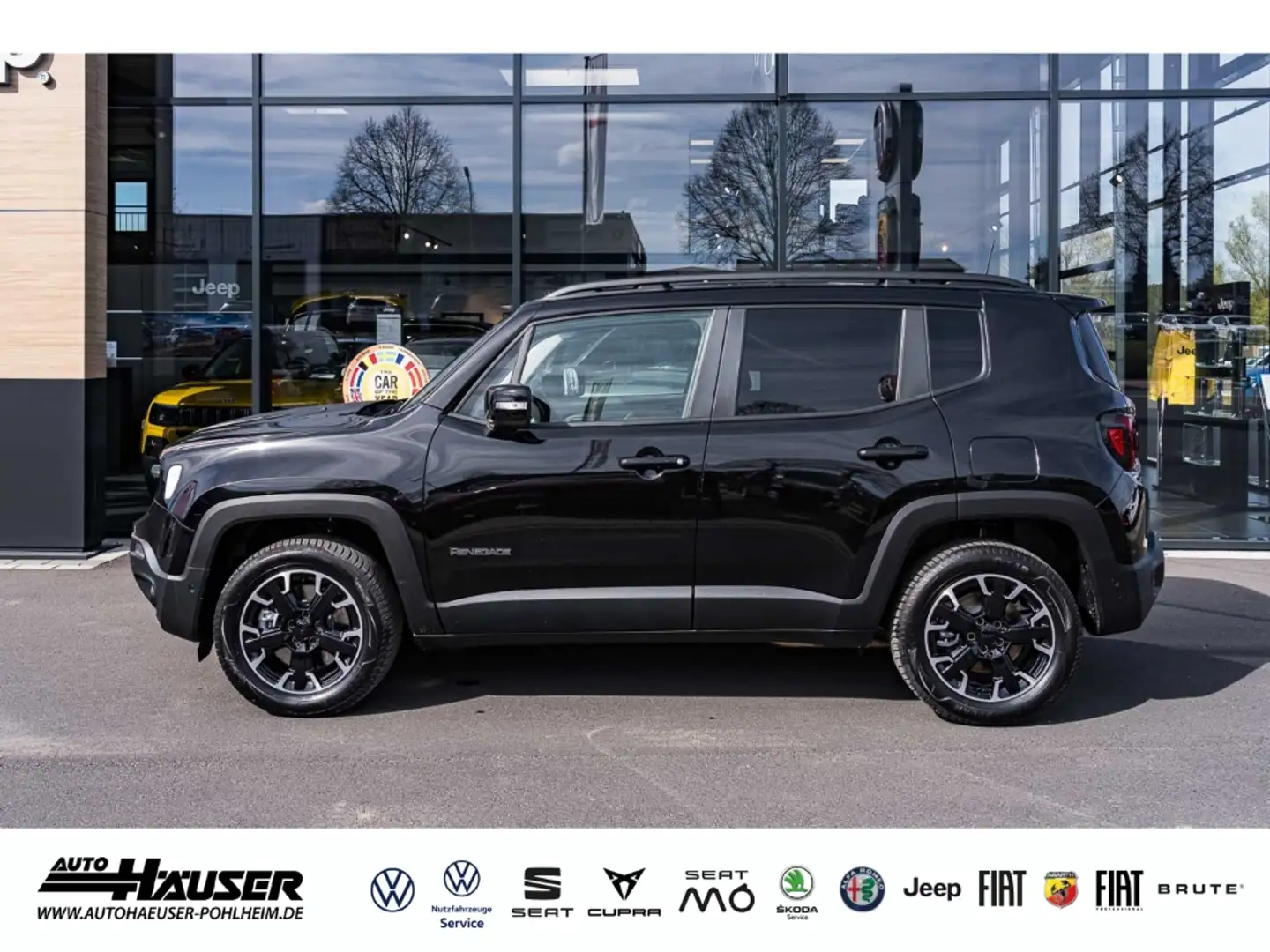 Jeep Renegade PHEV 4xe MY23 HIGH Upland NAVI KAMERA PARK LED SIT Noir - 2