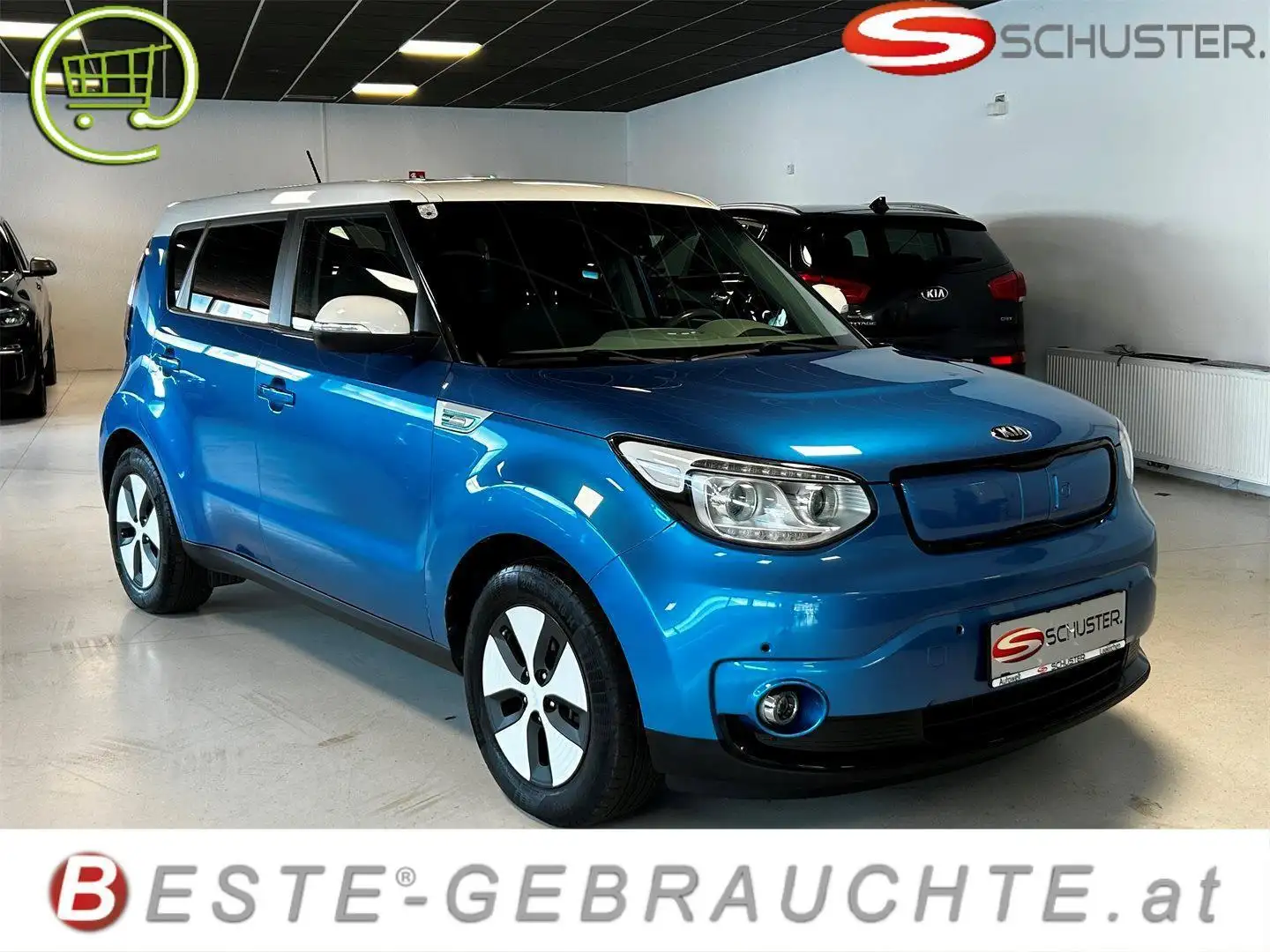 Kia Soul EV AC *92,5% SOH* Kék - 1