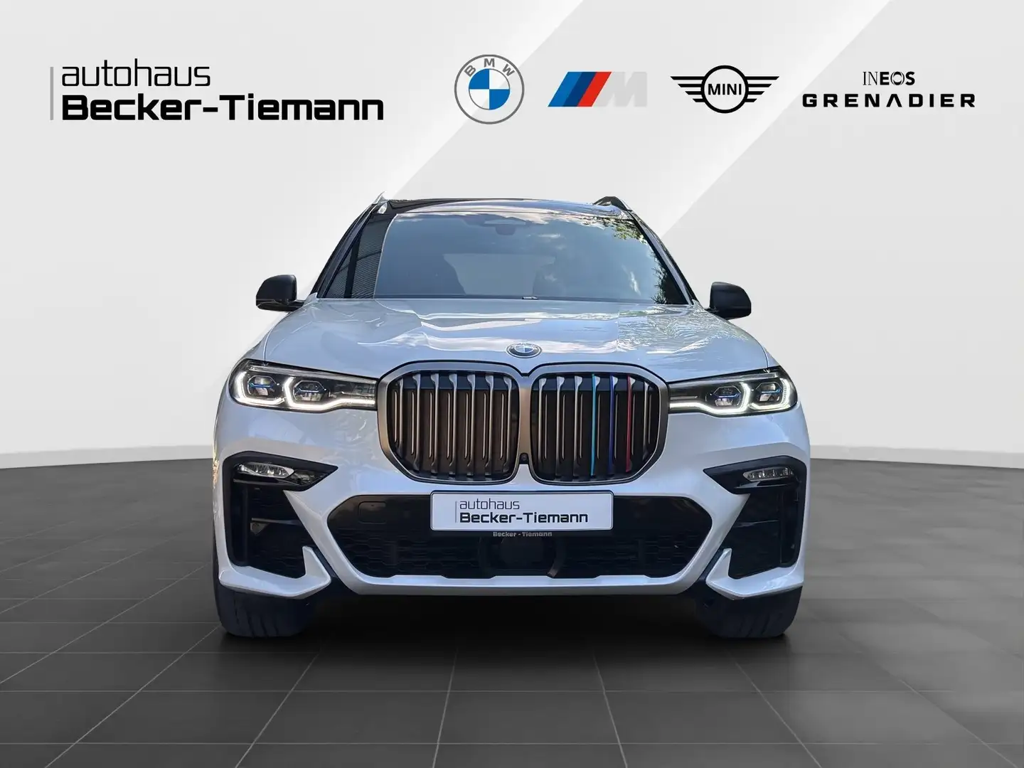 BMW X7 M 50d Motor neu | Laser | Standh. | AHK | Pano.Dach Weiß - 2