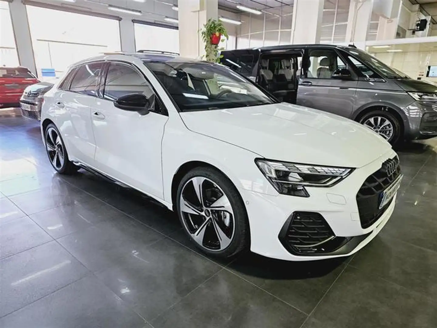 Audi A3 Sportback 35 TDI Black line edition S tronic Blanco - 2