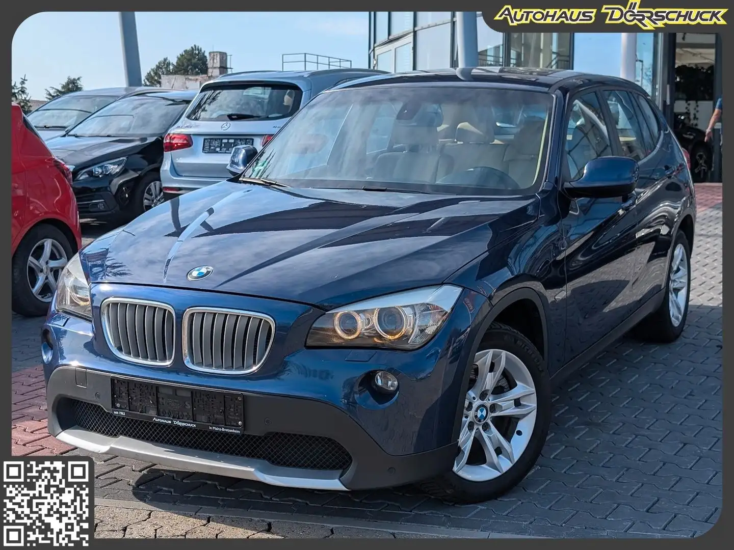 BMW X1 xDrive 23d Automatik TÜV NEU SERVICE NEU Blau - 1