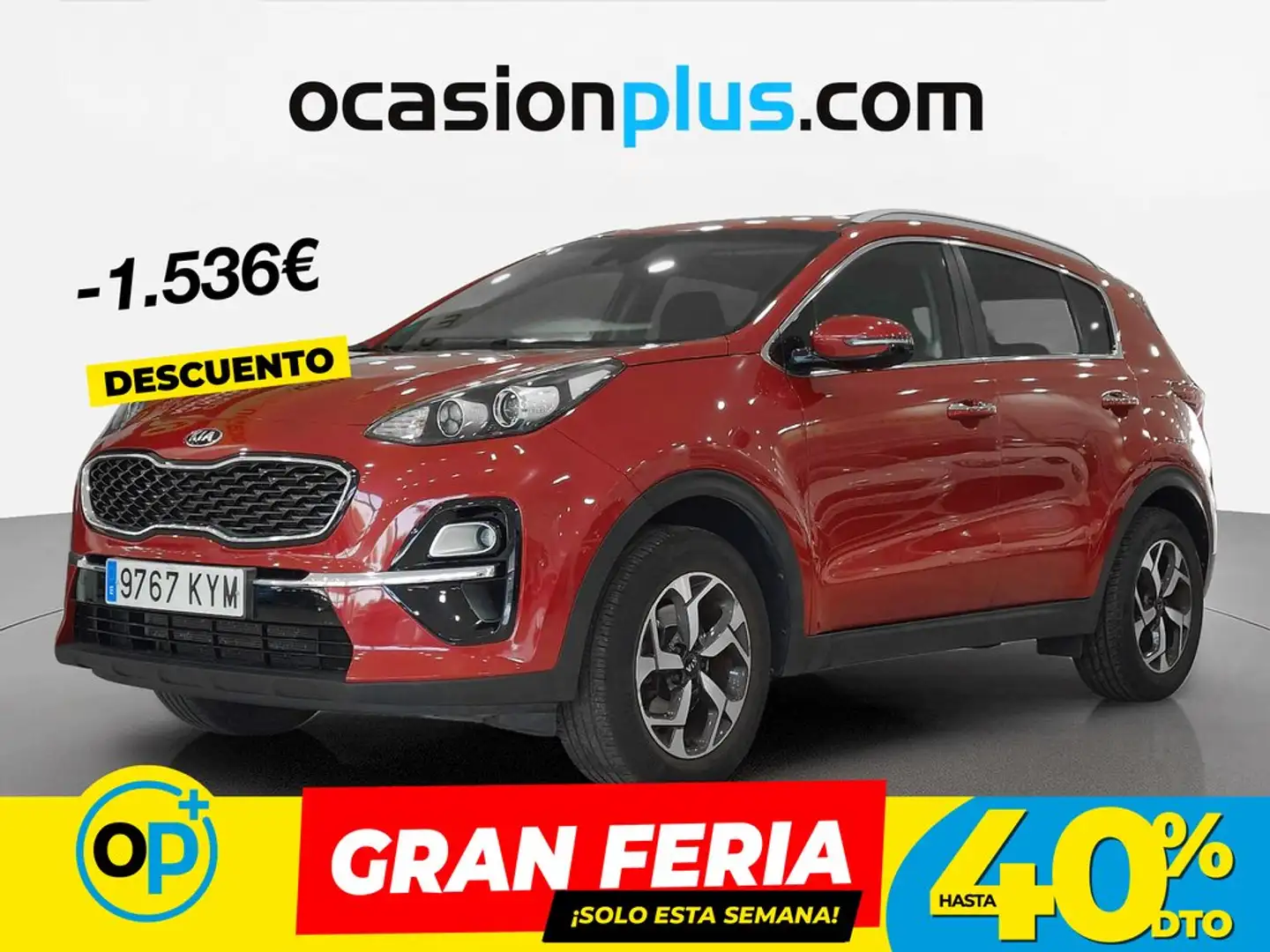Kia Sportage 1.6 GDi Drive Plus 4x2 132 Rojo - 1