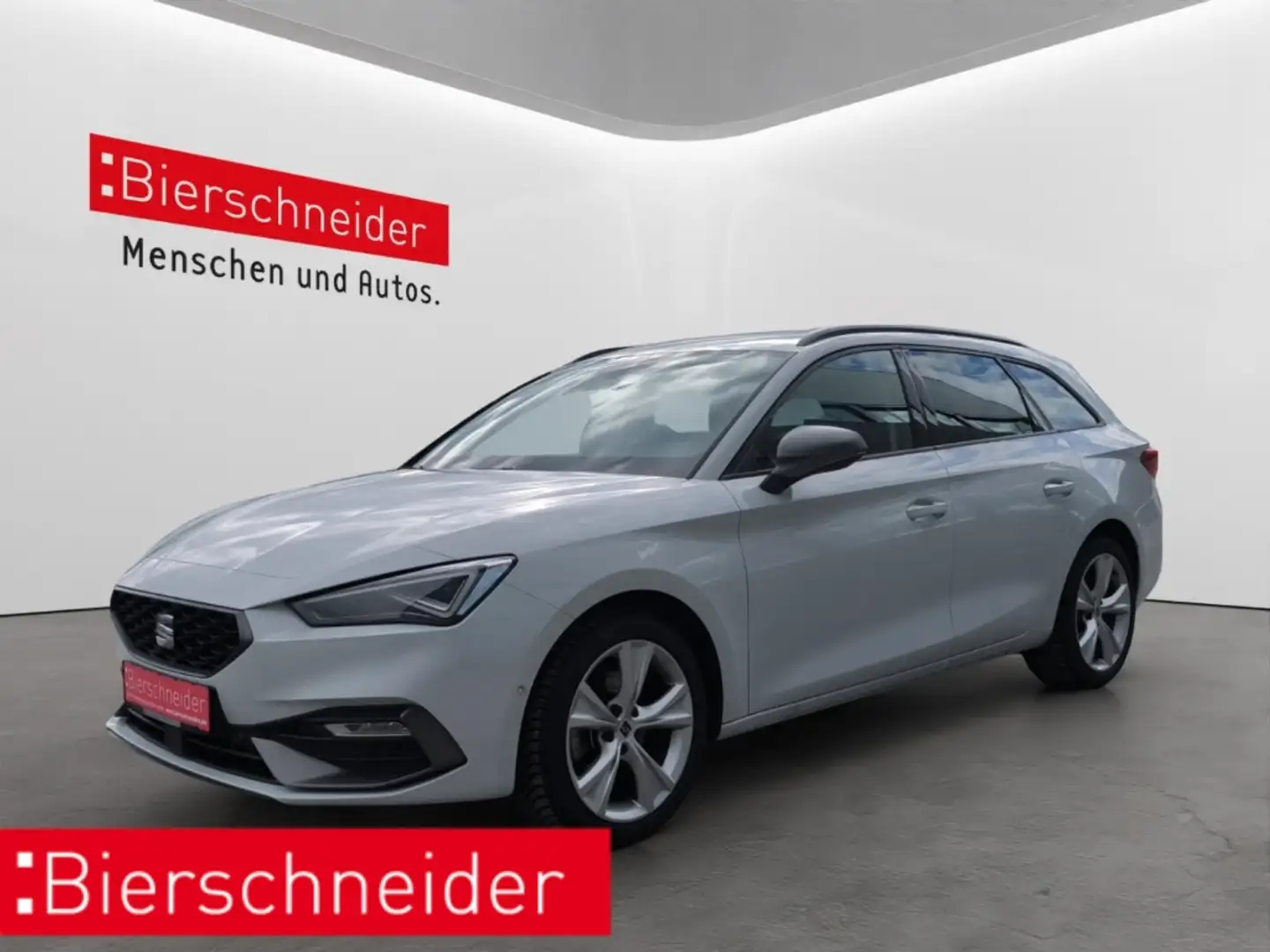 SEAT Leon Sportstourer 1.5 eTSI DSG FR MATRIX-LED NAVI SIDEA Weiß - 1