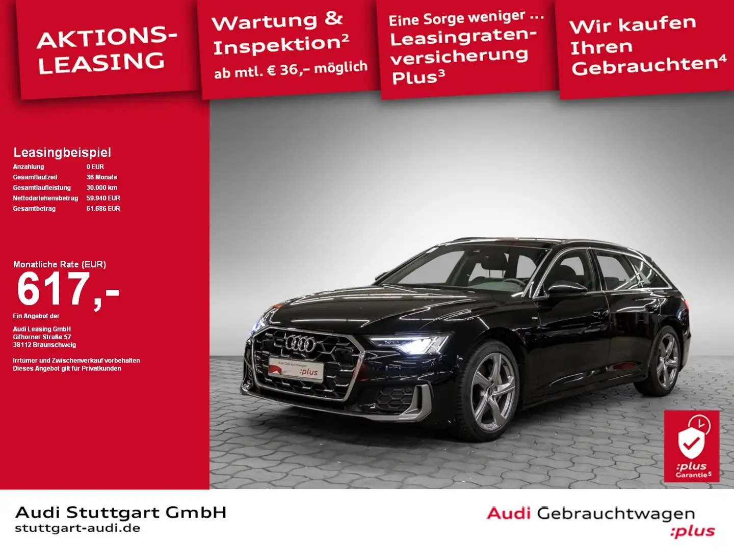 Audi A6 Avant S line 50 TDI quattro tiptronic Pano Schwarz - 1