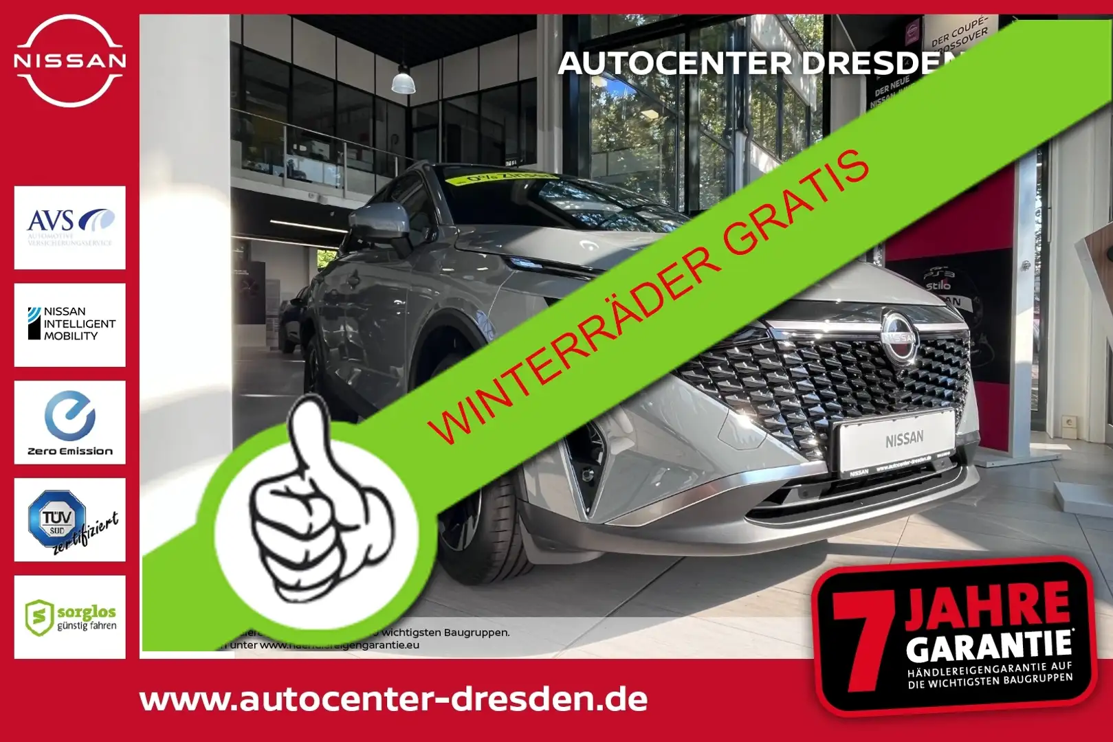 Nissan Qashqai 1.5 e-POWER 205 PS N-Conn HUD Nav Kam LED Gris - 1