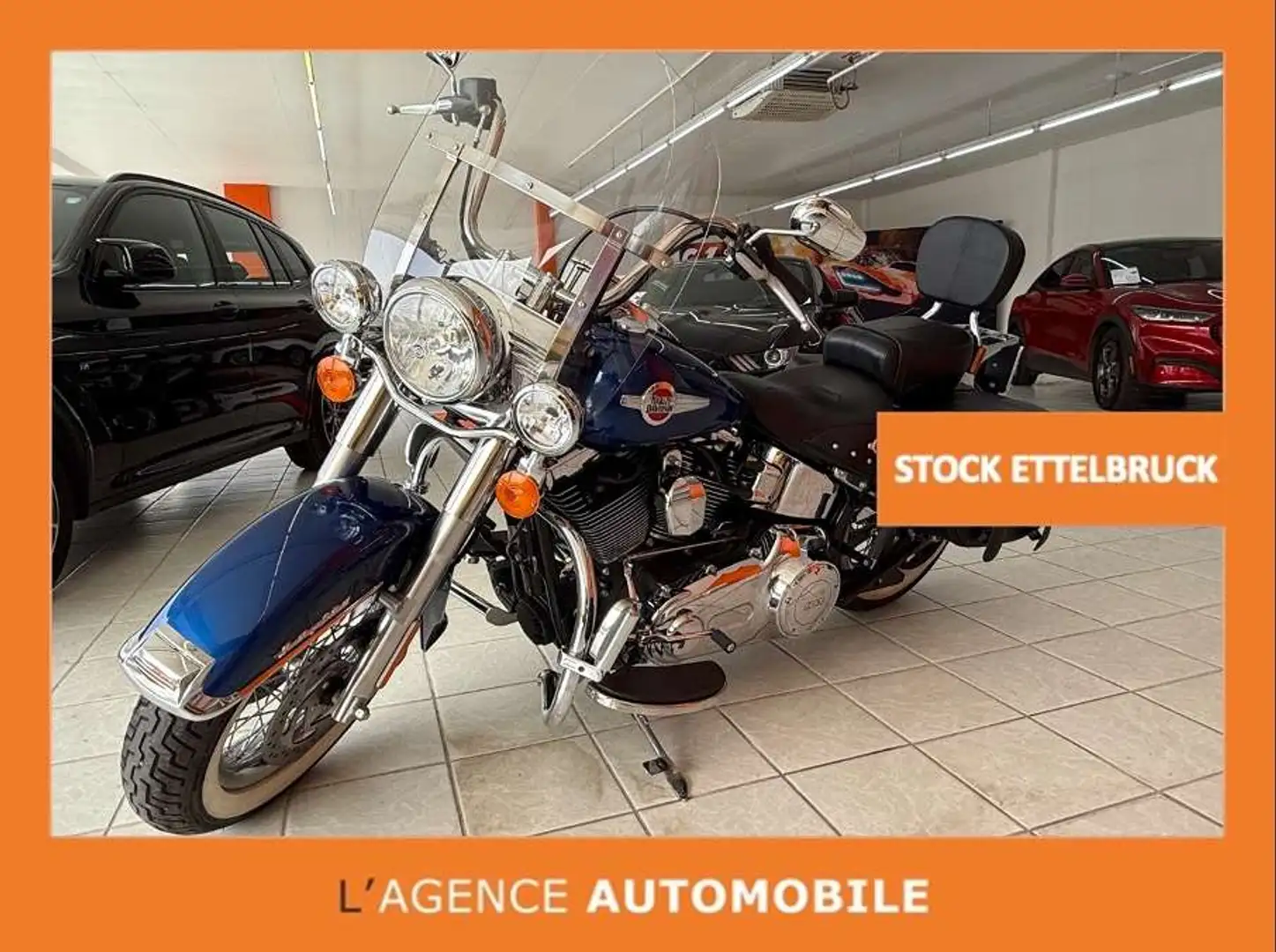 Harley-Davidson Heritage Softail 1690 - 103cc Etat neuf Vente privée Blauw - 1