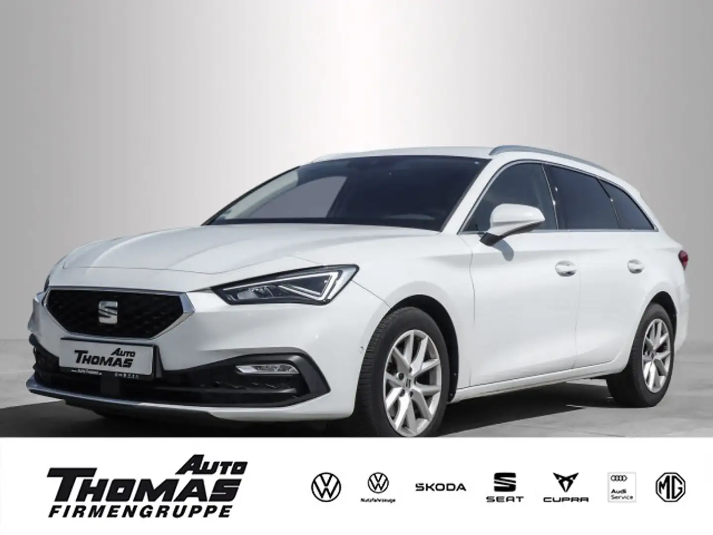SEAT Leon Sportstourer Style 1.5 TSI LED+NAVI+RFK+SHZ Weiß - 1