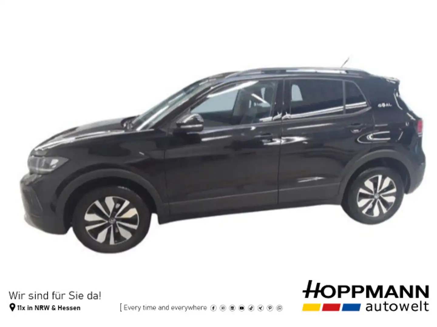 Volkswagen T-Cross Life GOAL 1.0 TSI SHZ ACC LED TravelAssi Schwarz - 1