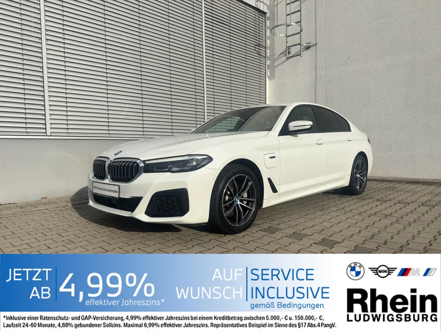 BMW 530 e Lim M Sportpaket DrivAs ParkAs HUD SHZ Blanc - 1