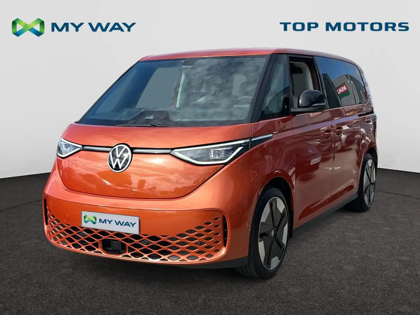 Volkswagen ID. Buzz 77KWH*204PK*CARPLAY*GPS*LED MATRIX*TOPWAY.BE Portocaliu - 1