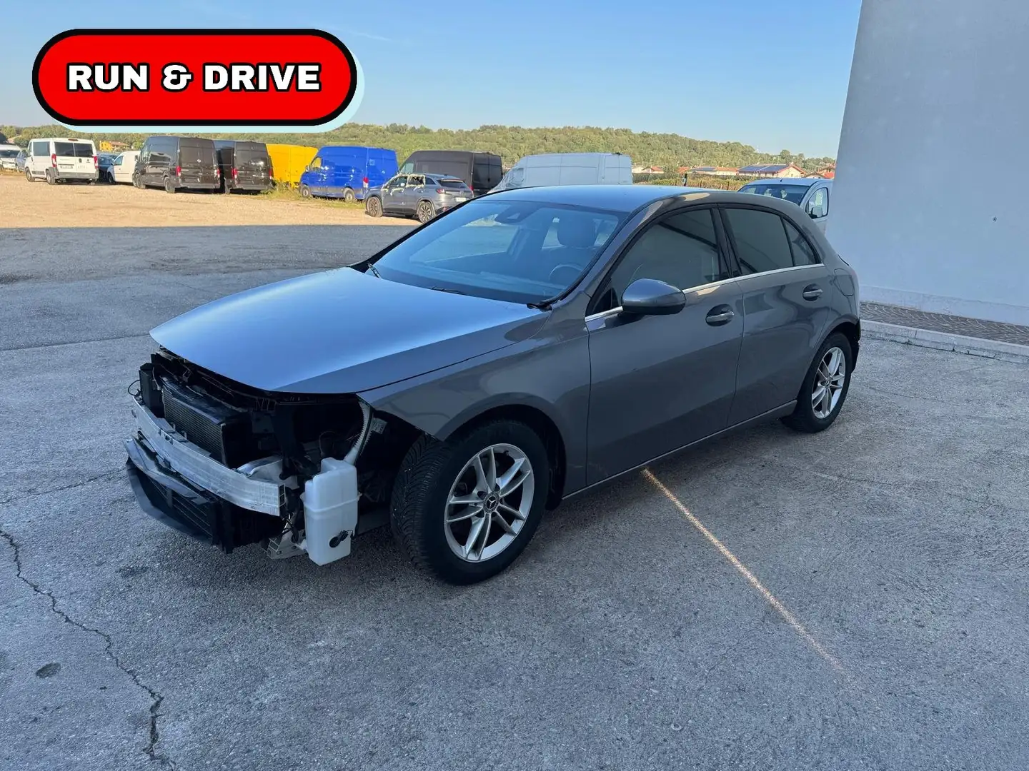 Mercedes-Benz A 180 d Business auto START - INCIDENTATA - RUN&DRIVE Grigio - 1