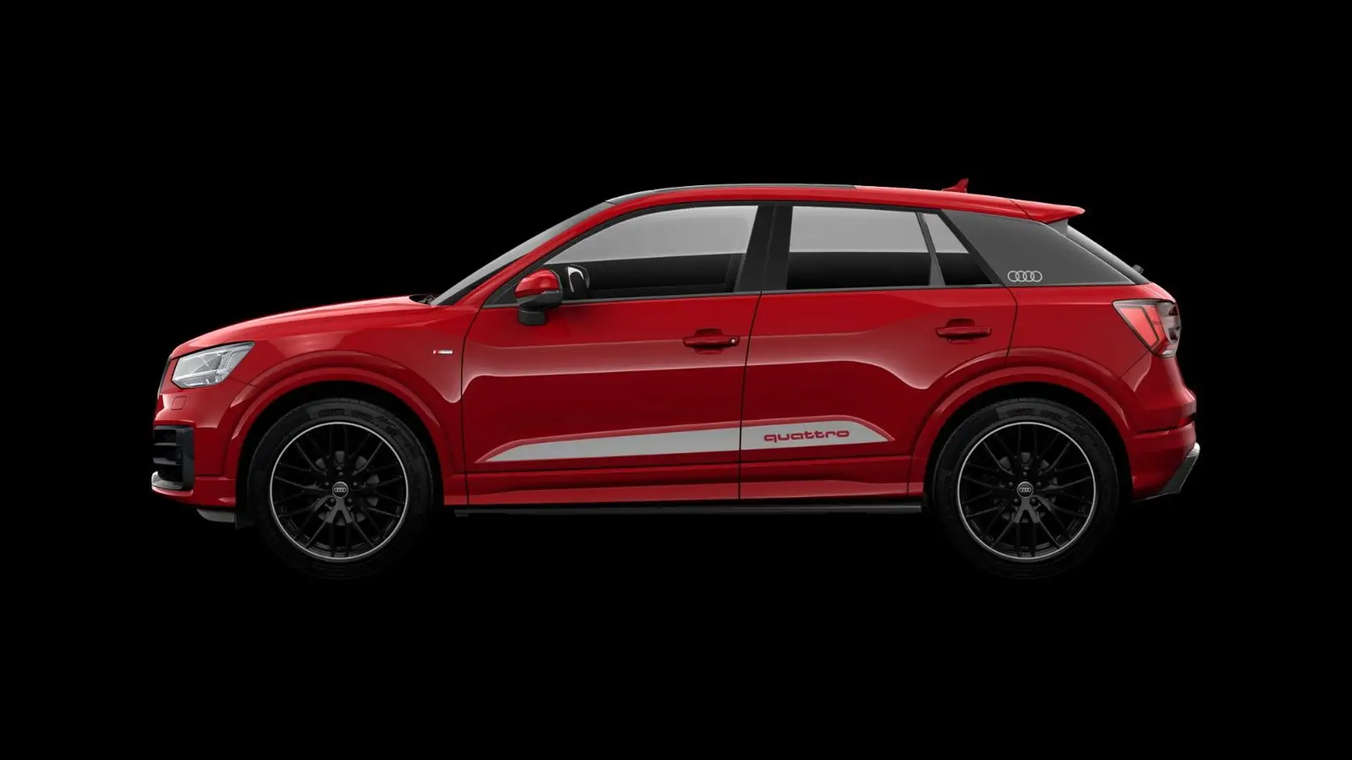 Audi Q2 quattro S line PANO LED VIRTUAL HUD LEDER 19" Rot - 2