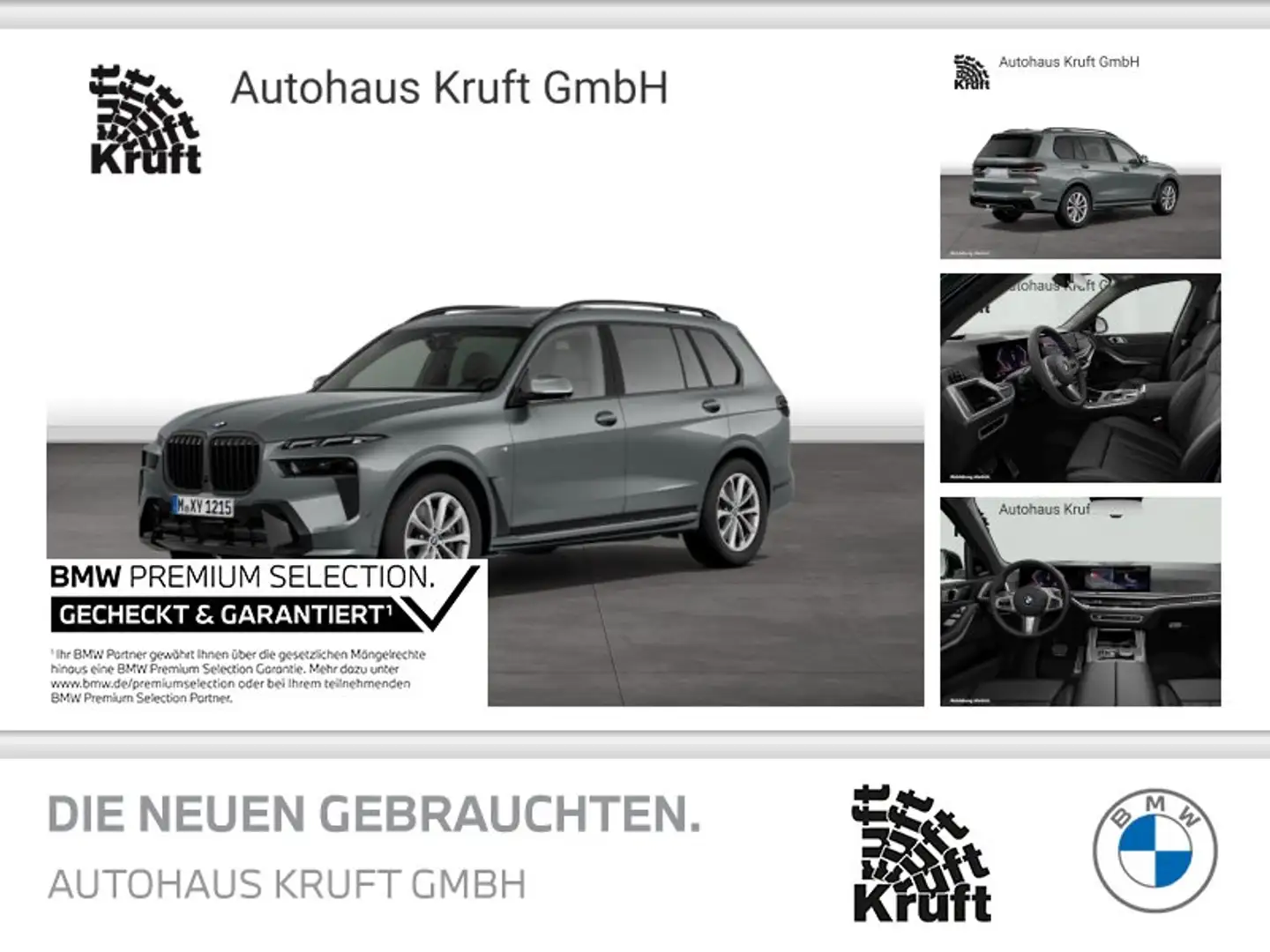 BMW X7 xDrive40i M SPORT PRO+PANO SKY+STANDHZ+AHK+DAP+PAP Grau - 1