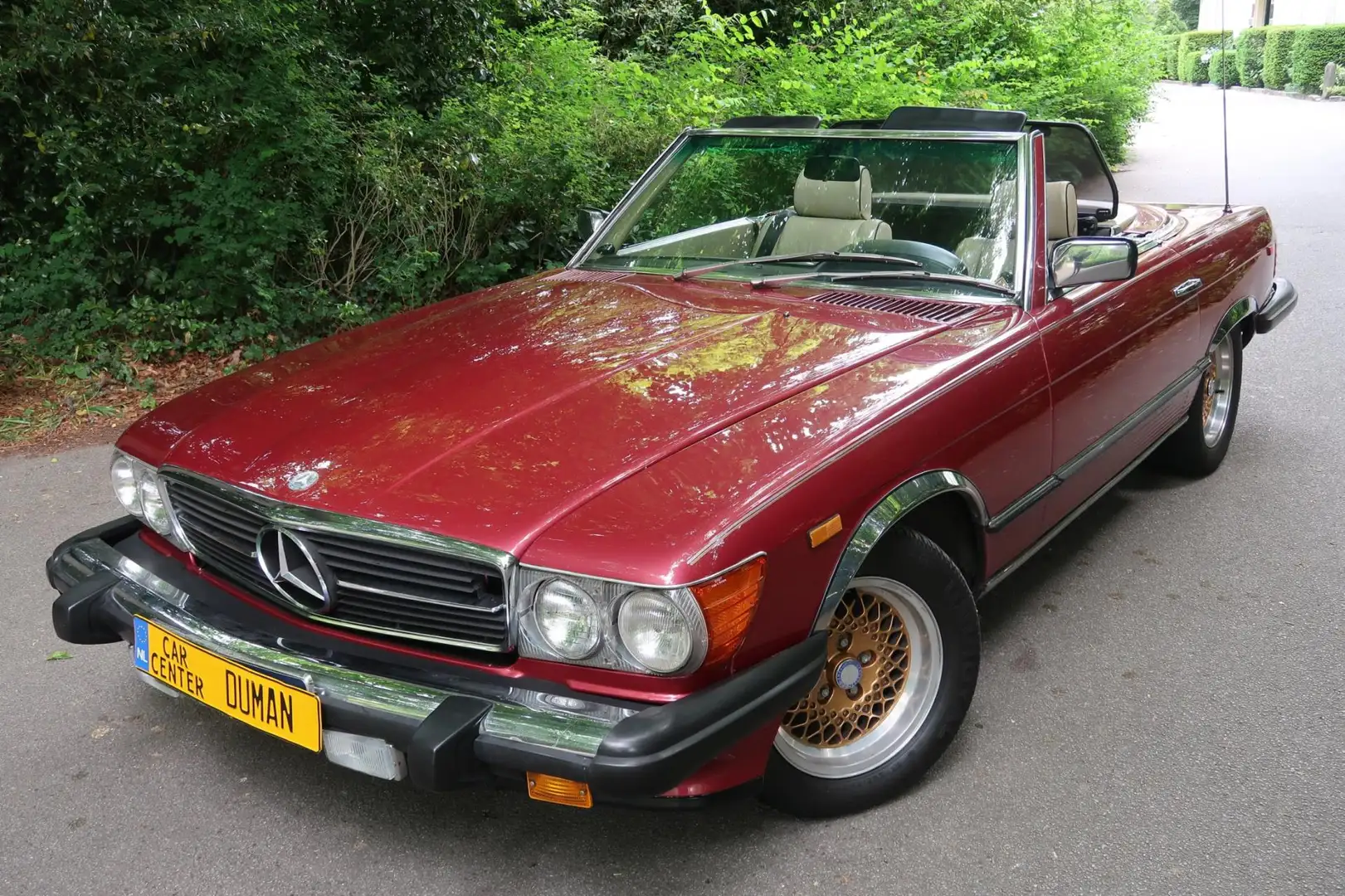 Mercedes-Benz SL 350 SL Hartop Leer Automaat LPG Червоний - 1