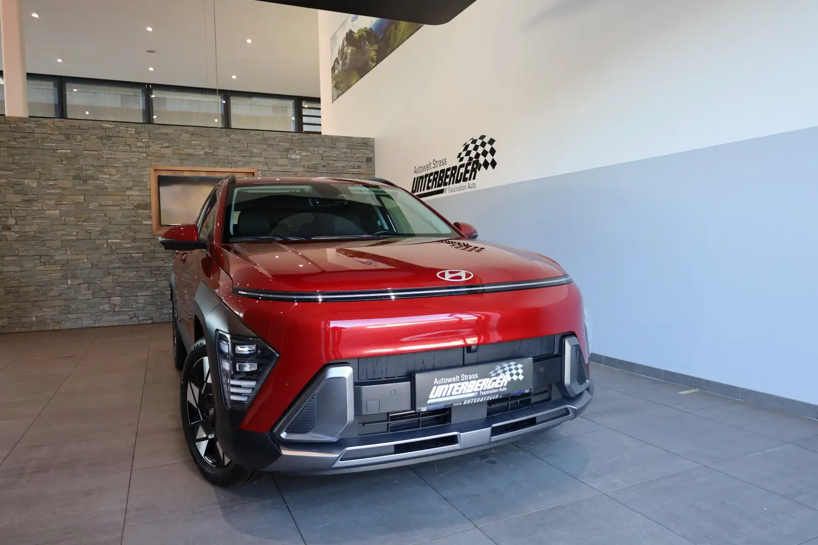 Hyundai KONA Hybrid SX2 Prestige Line 1.6 GDI 2WD Rouge - 2