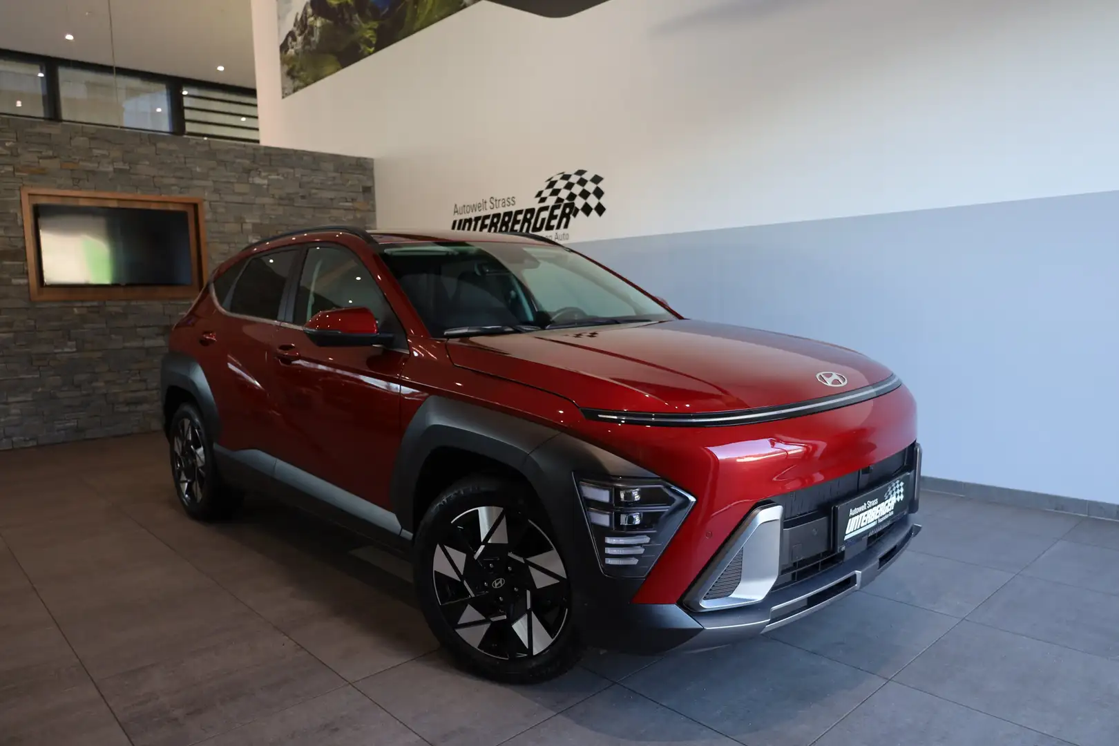 Hyundai KONA Hybrid SX2 Prestige Line 1.6 GDI 2WD Rouge - 1