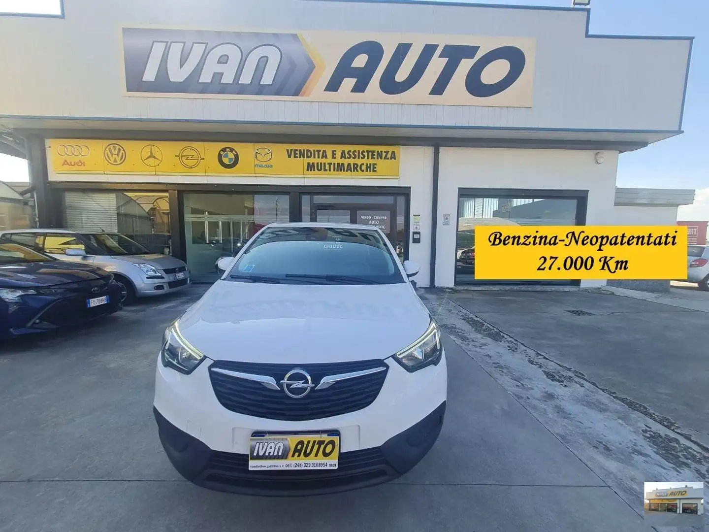 Opel Crossland X 1.2 Innovation-27.000 Km. Bianco - 1