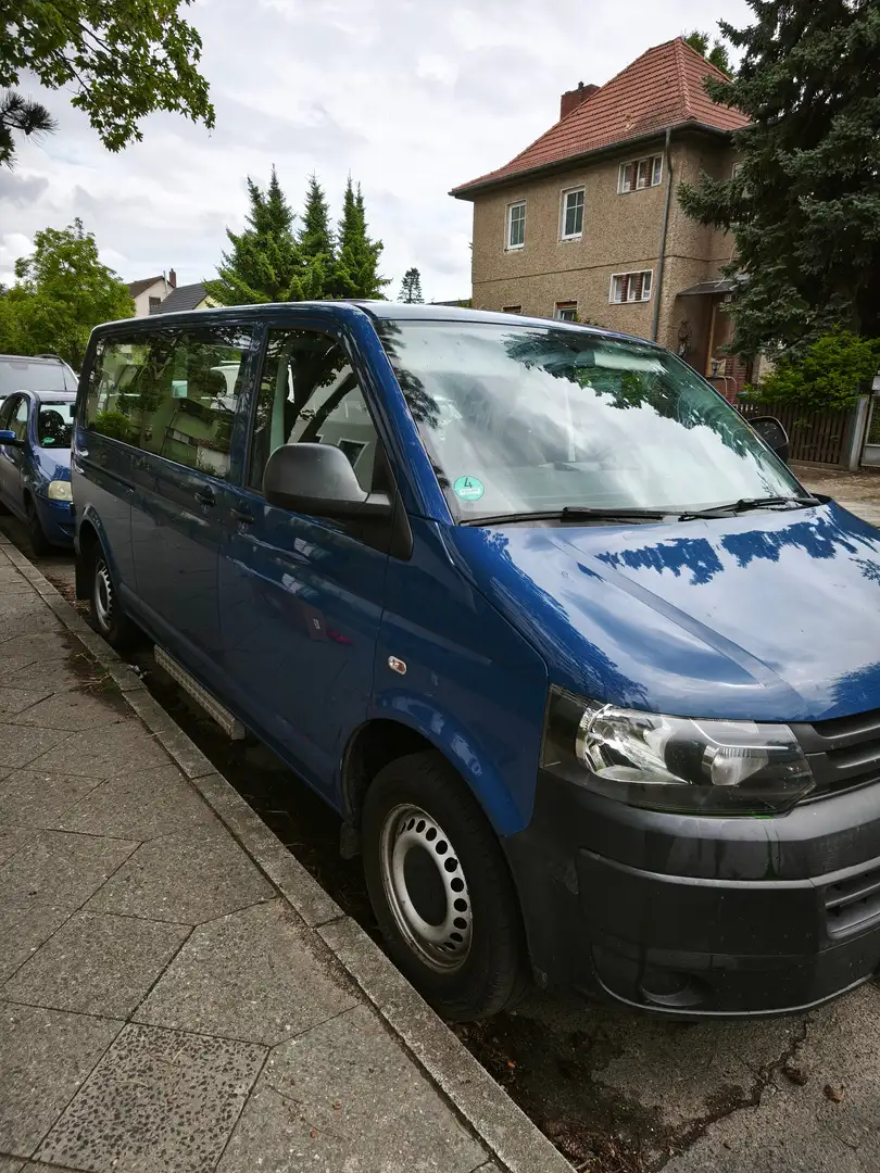 Volkswagen T5 Caravelle Transporter T5 TDI Lang Comfortline Bleu - 1