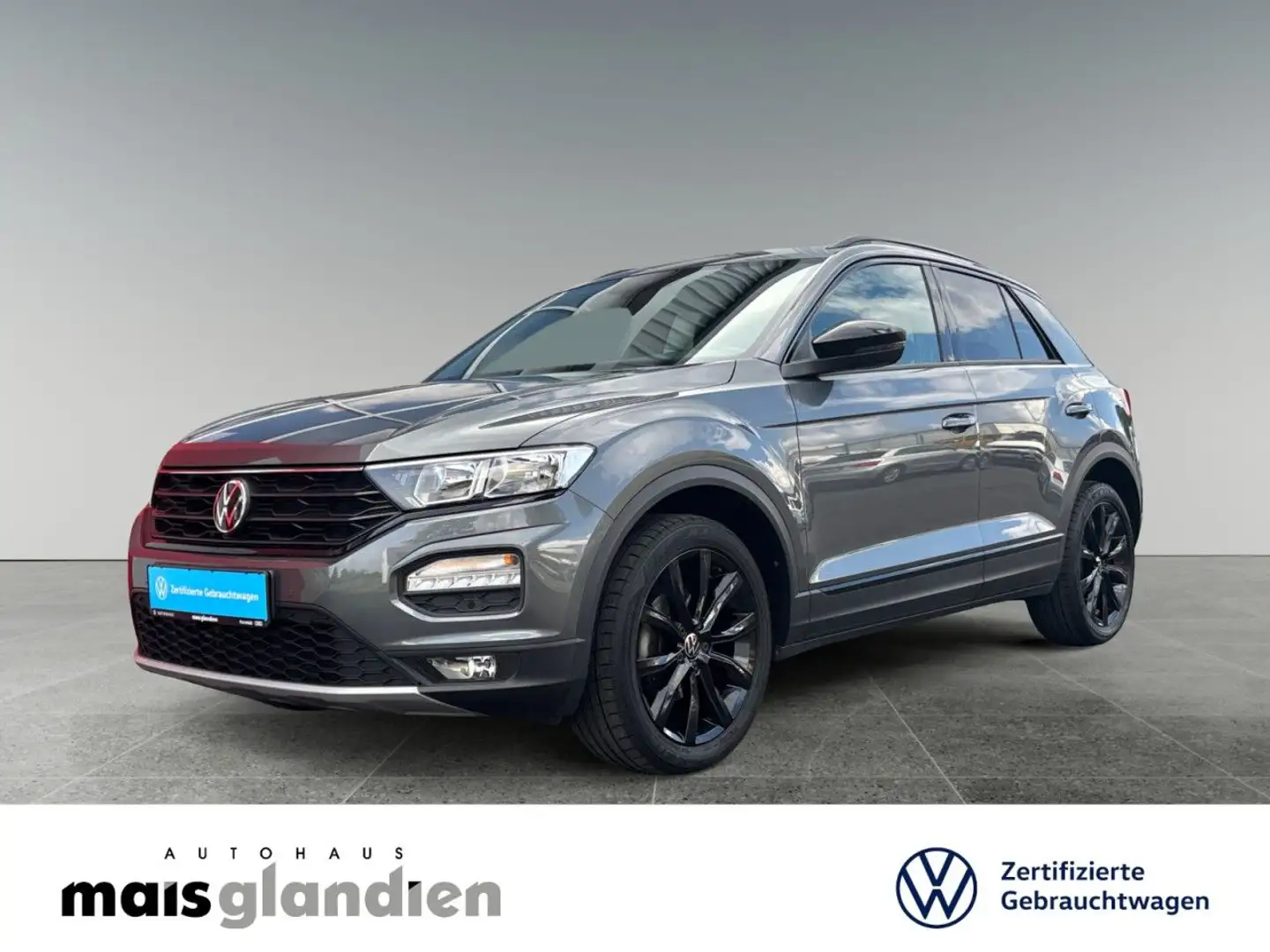 Volkswagen T-Roc 1.5 TSI Sport Navi BlackStyle 18 Zoll Klima Grau - 1