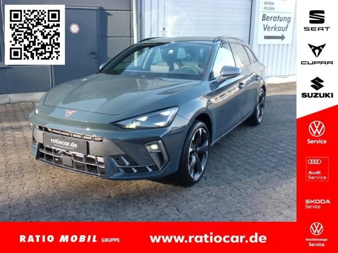 CUPRA Leon LEON SPORTSTOURER 1.5 TSI 5 J. GAR.*AHZV-VORBER. Bleu - 1