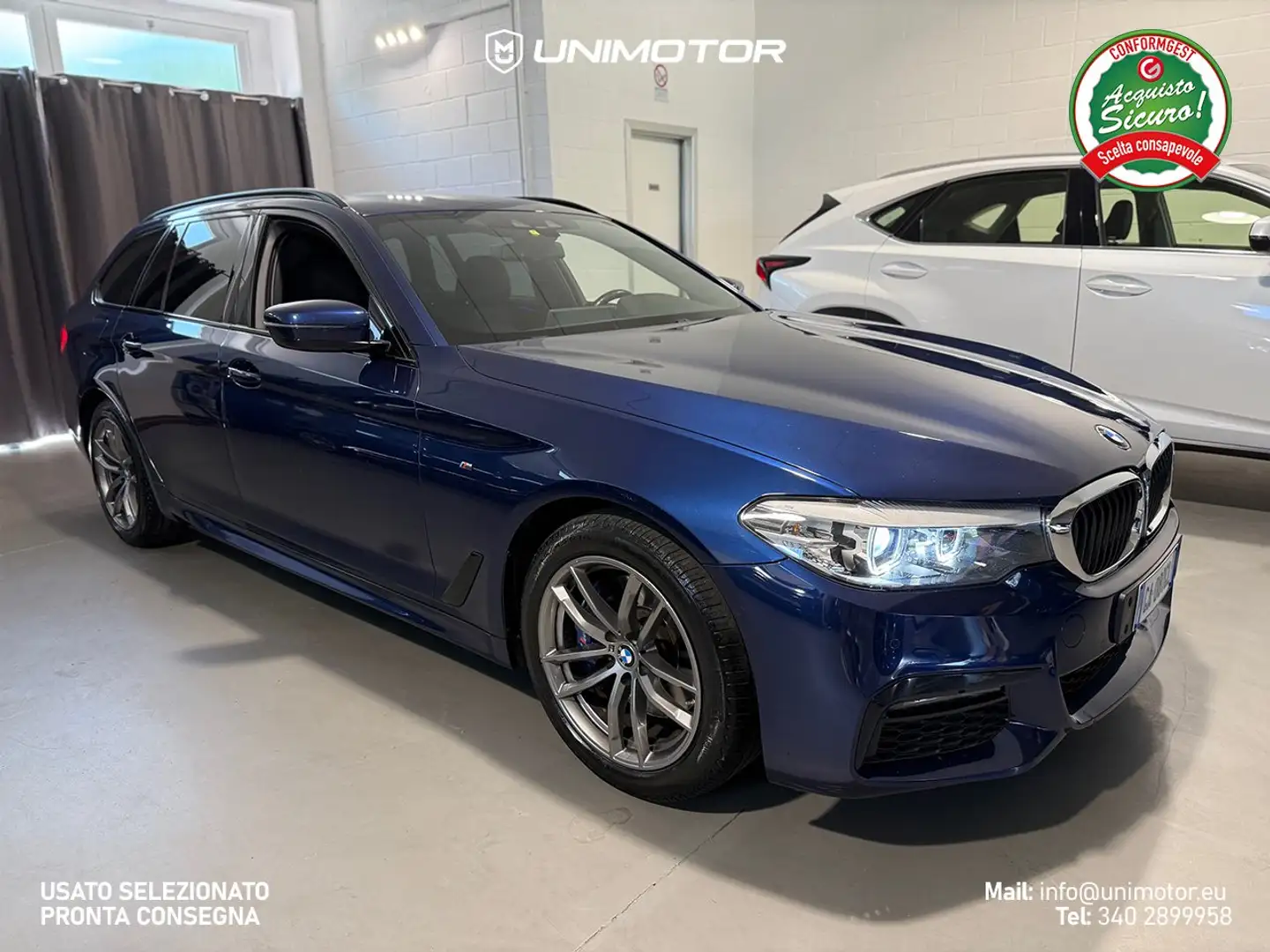 BMW 530 530d Touring xDrive Msport 249cv Auto Blu/Azzurro - 1