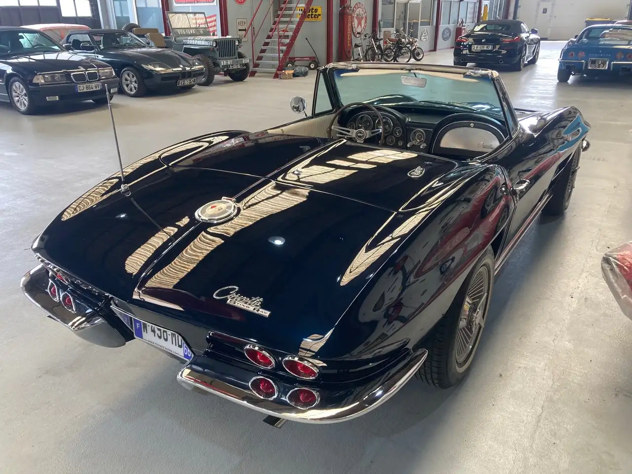 Chevrolet Corvette C2 Cabriolet V8 327ci de 1964 en stock en France, foto 5
