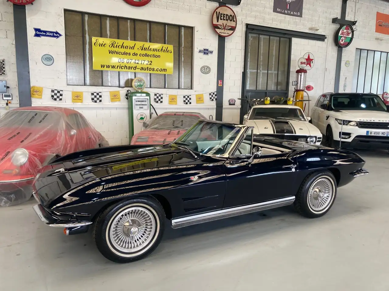 Chevrolet Corvette C2 Cabriolet V8 327ci de 1964 en stock en France, foto 1