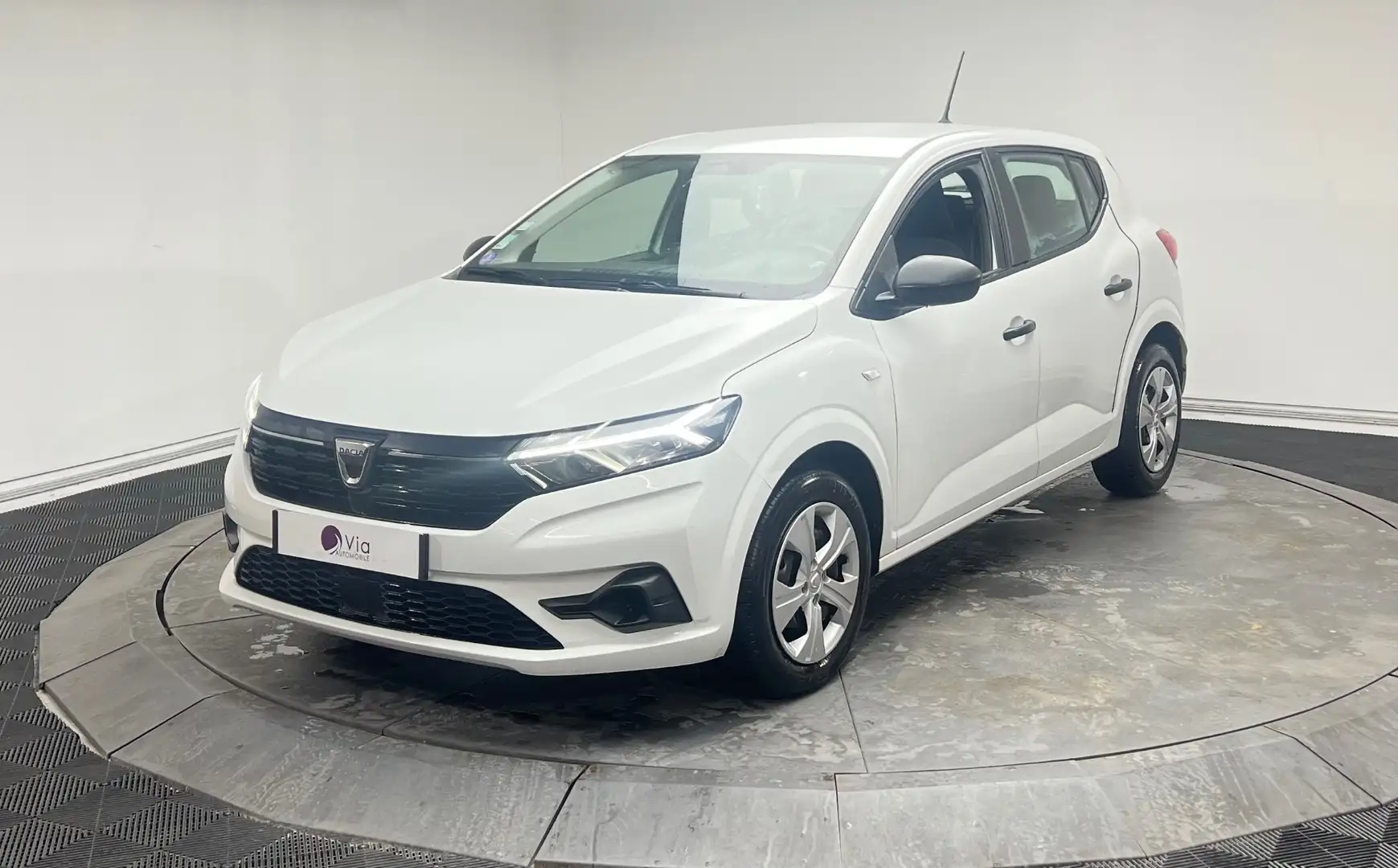 Dacia Sandero ECO-G 100 GPL - 22 Essentiel - 1ER MAIN Blanc - 1
