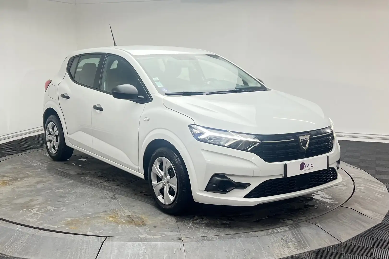 Dacia Sandero ECO-G 100 GPL - 22 Essentiel - 1ER MAIN Blanc - 2