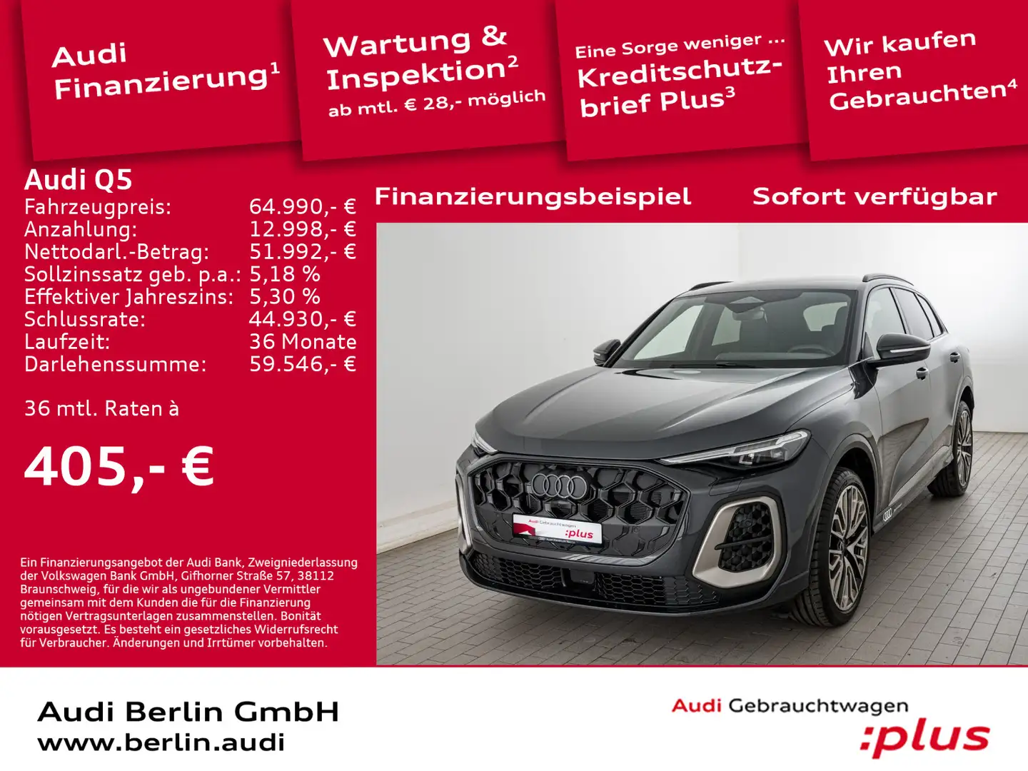 Audi Q5 TFSI quattro S tronic siva - 1